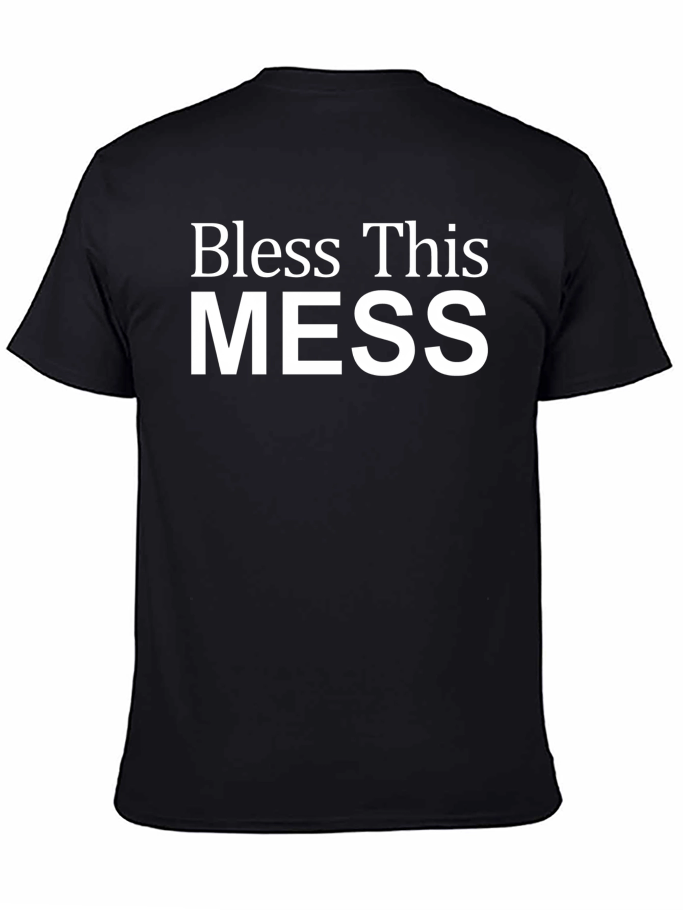Camiseta Negra Bless This Mess para un Look Casual