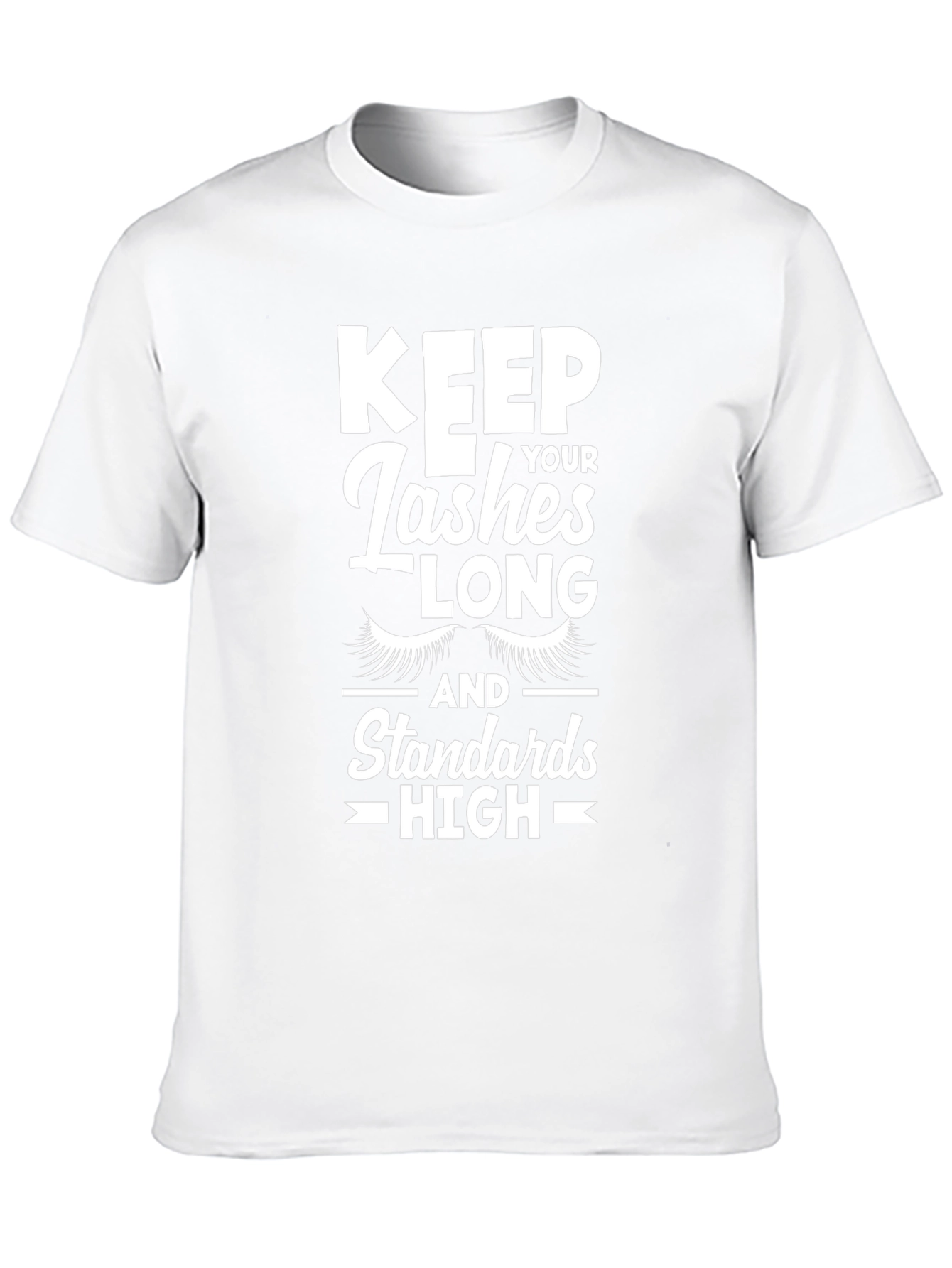 Camiseta Negra Lashes Long Standards High