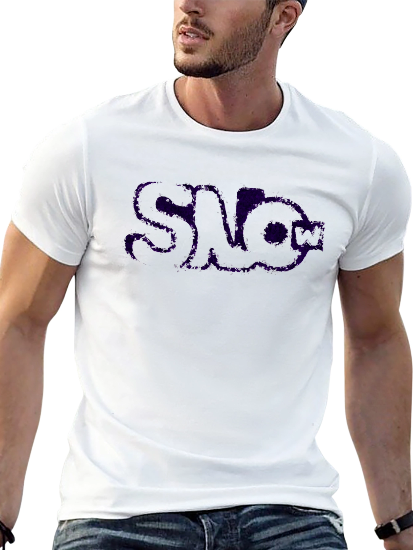 Camiseta Negra SAD Estilo Galaxia