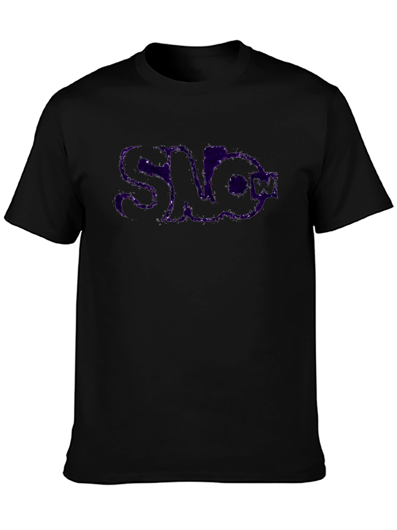 Camiseta Negra SAD Estilo Galaxia