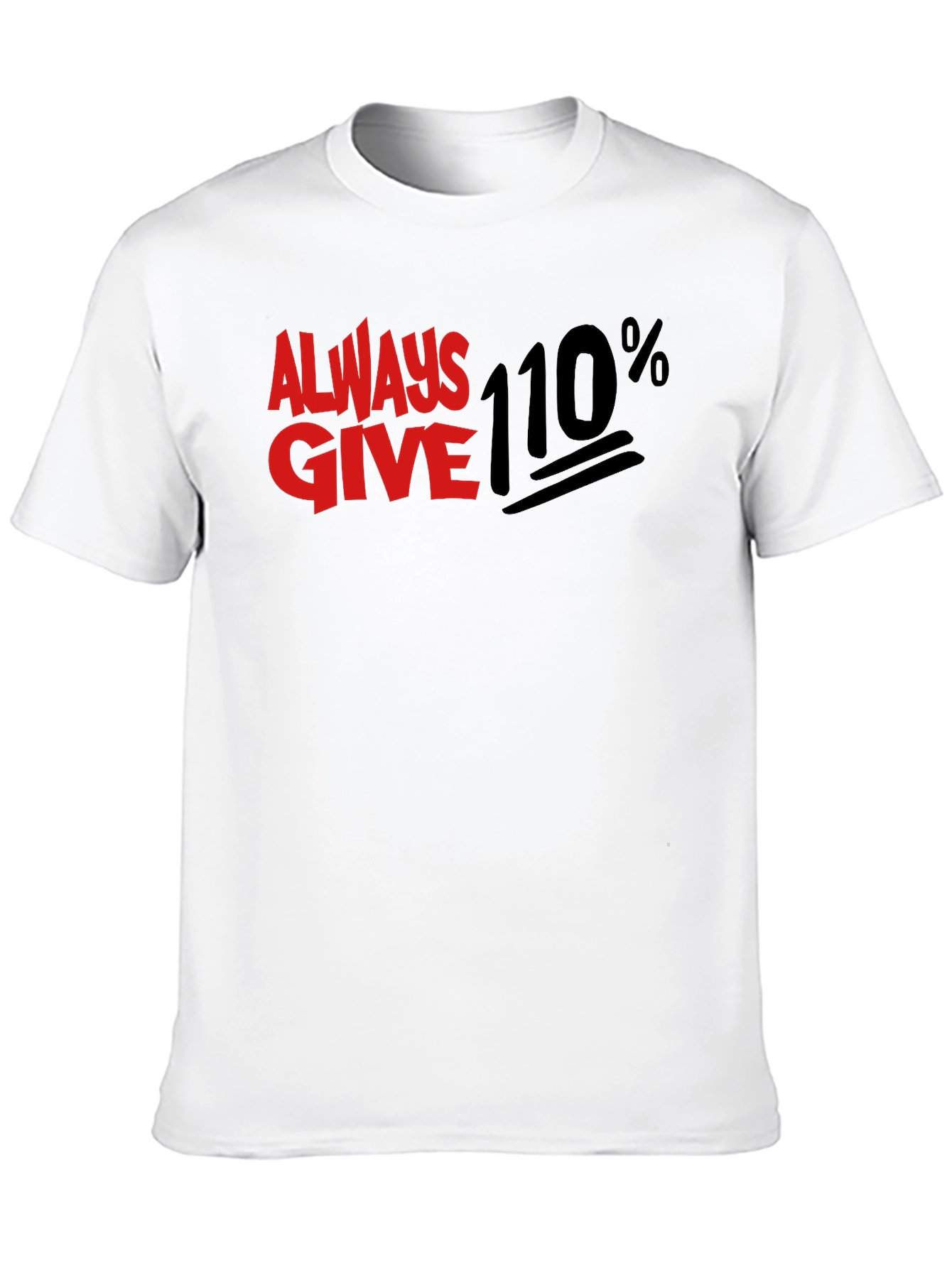 Camiseta Negra Always Give 110%