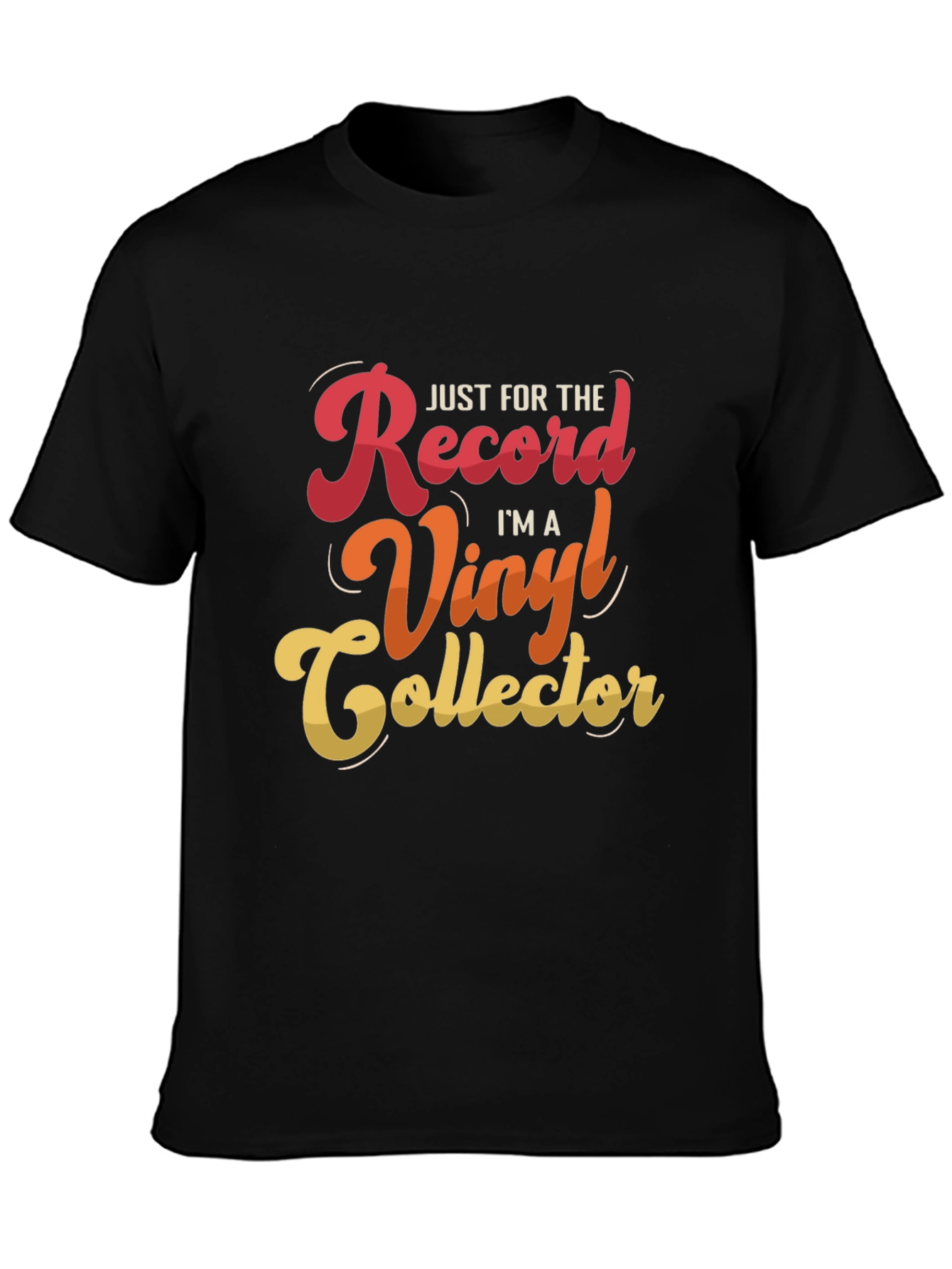 Camiseta Negra Vinyl Collector