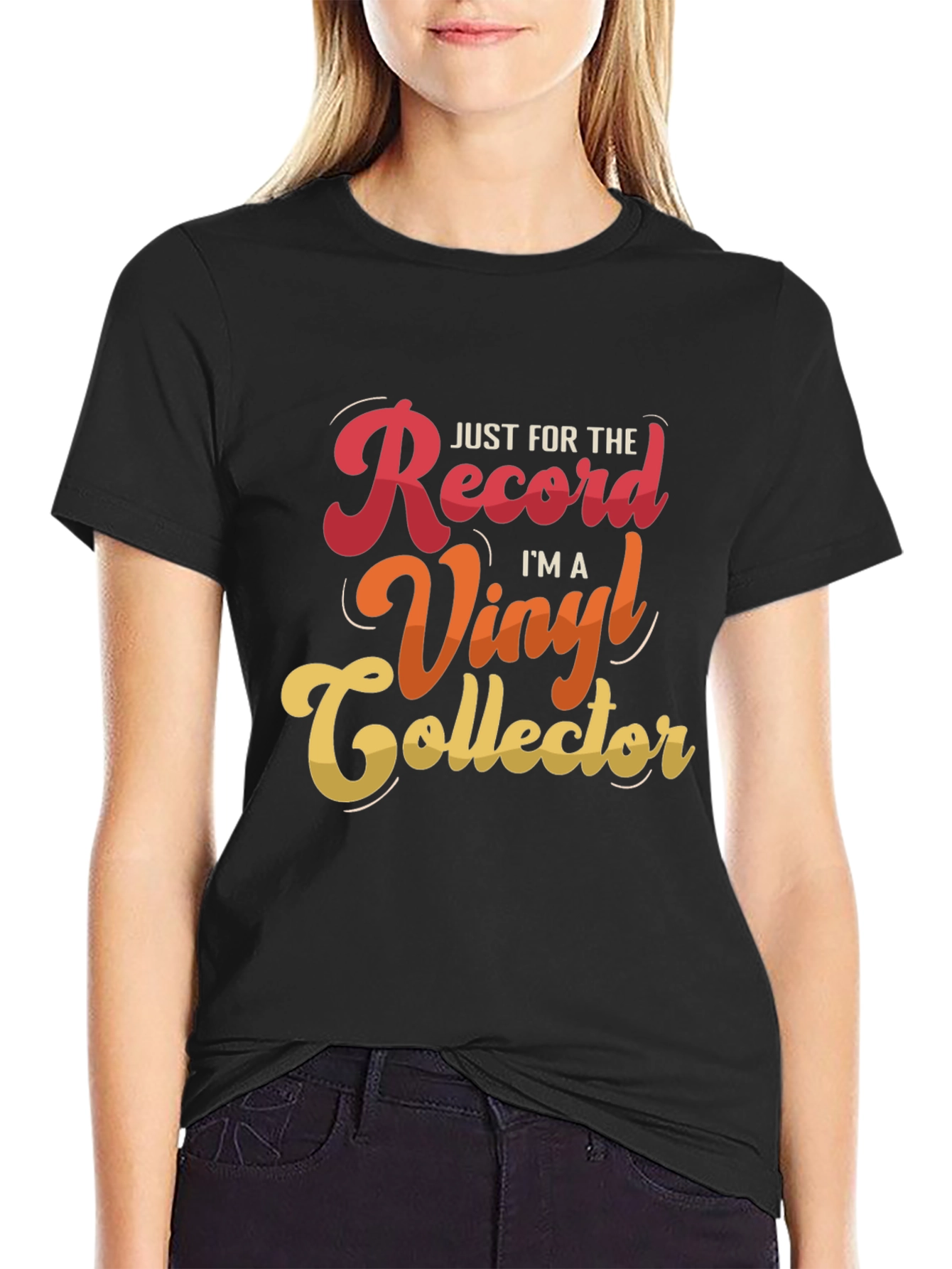 Camiseta Negra Vinyl Collector