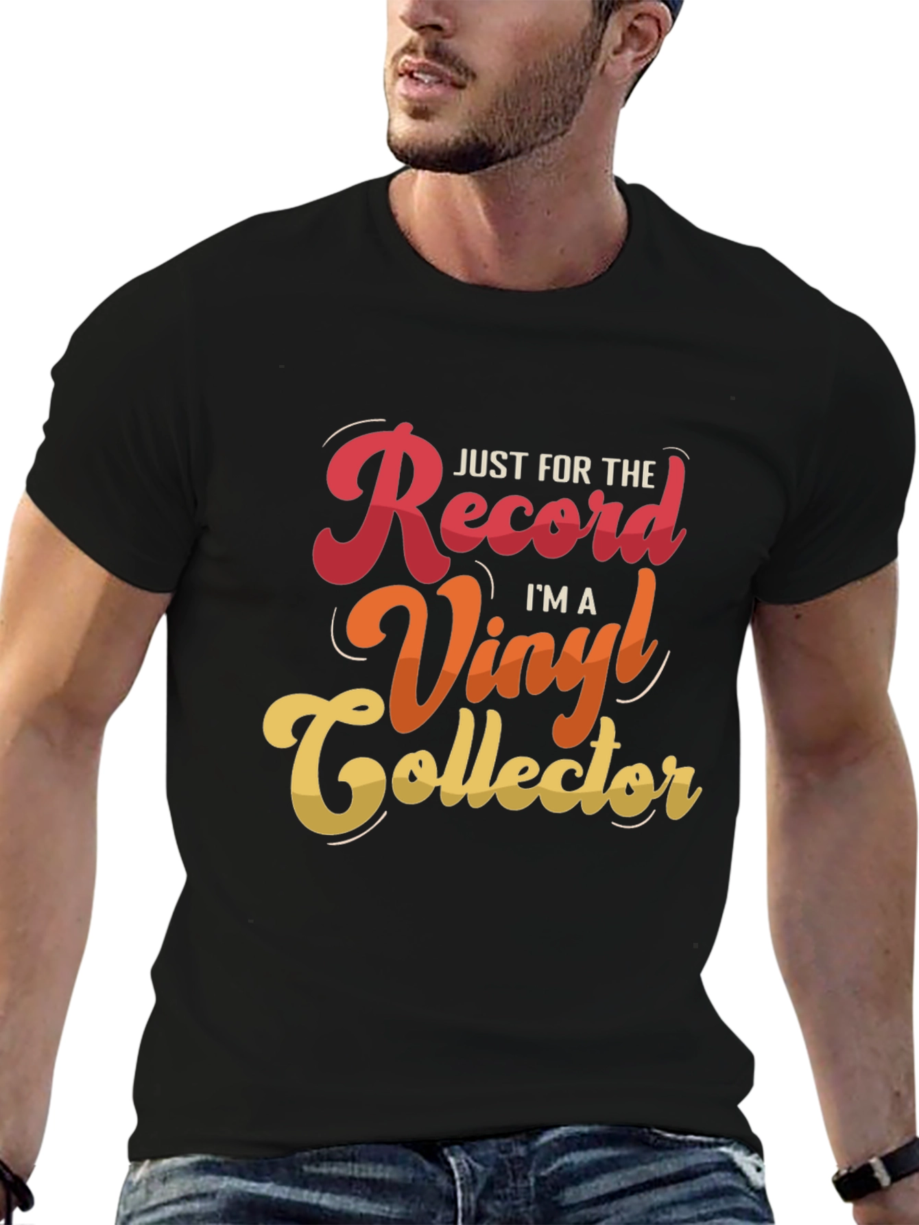 Camiseta Negra Vinyl Collector