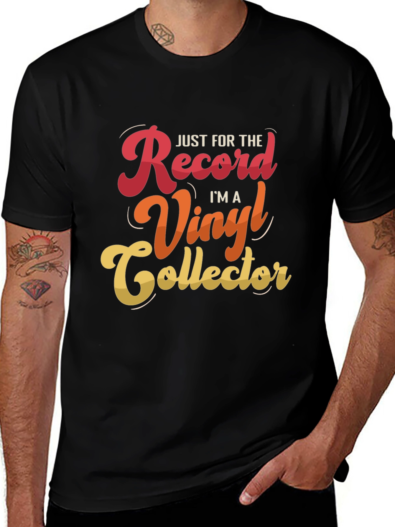 Camiseta Negra Vinyl Collector