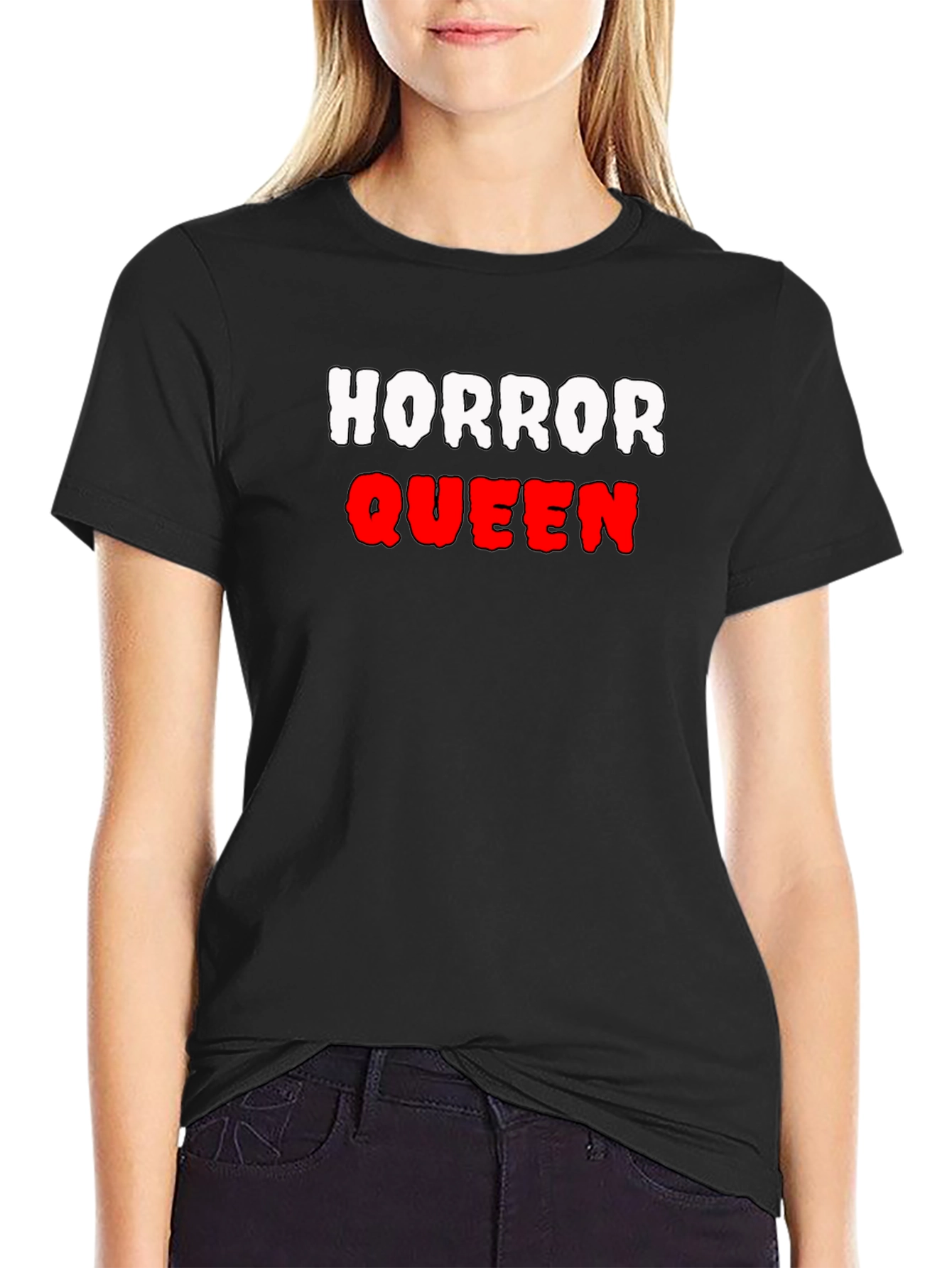 Camiseta Horror Queen - Estilo Único