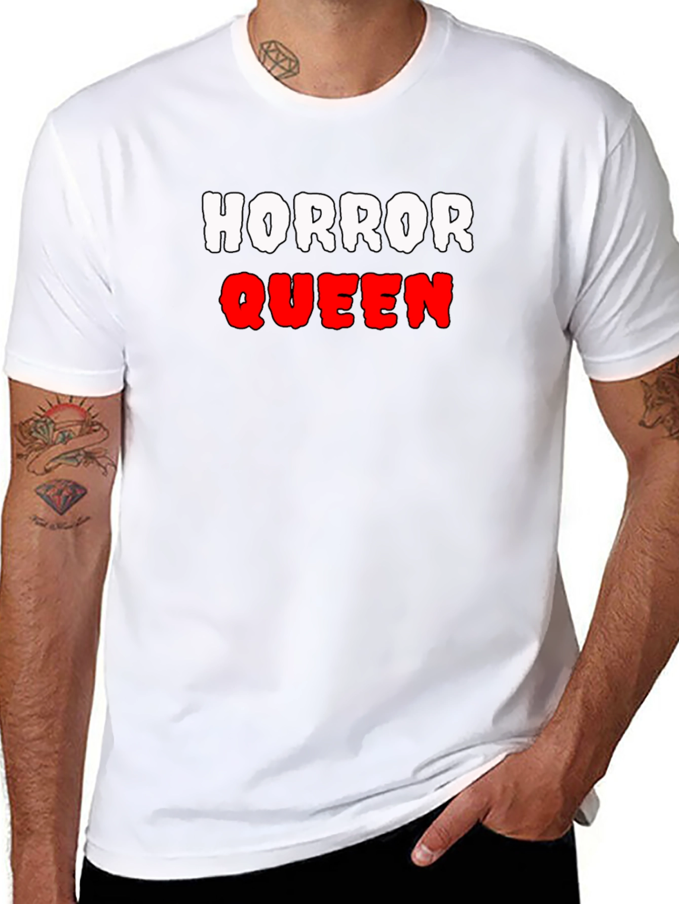 Camiseta Horror Queen - Estilo Único