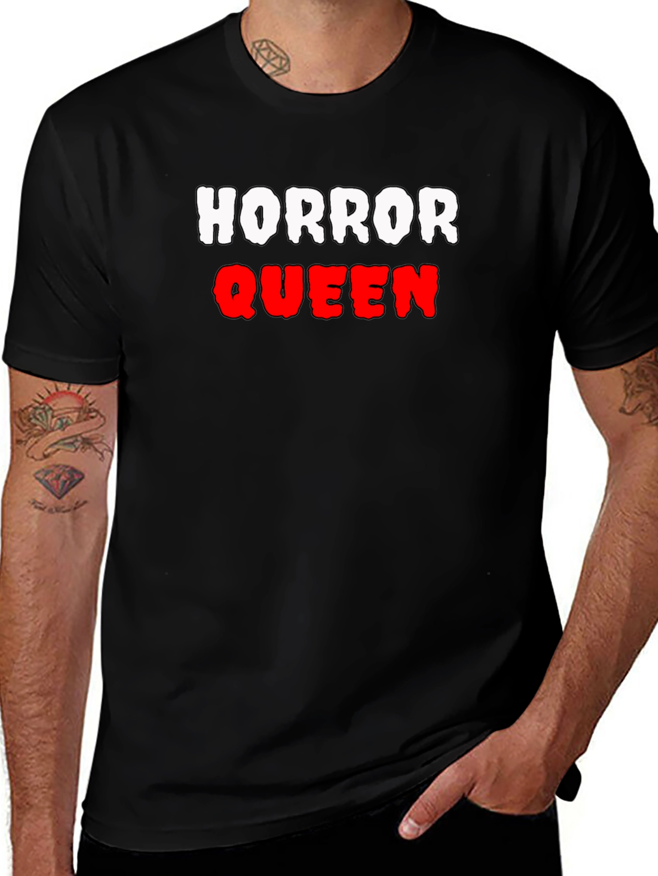 Camiseta Horror Queen - Estilo Único