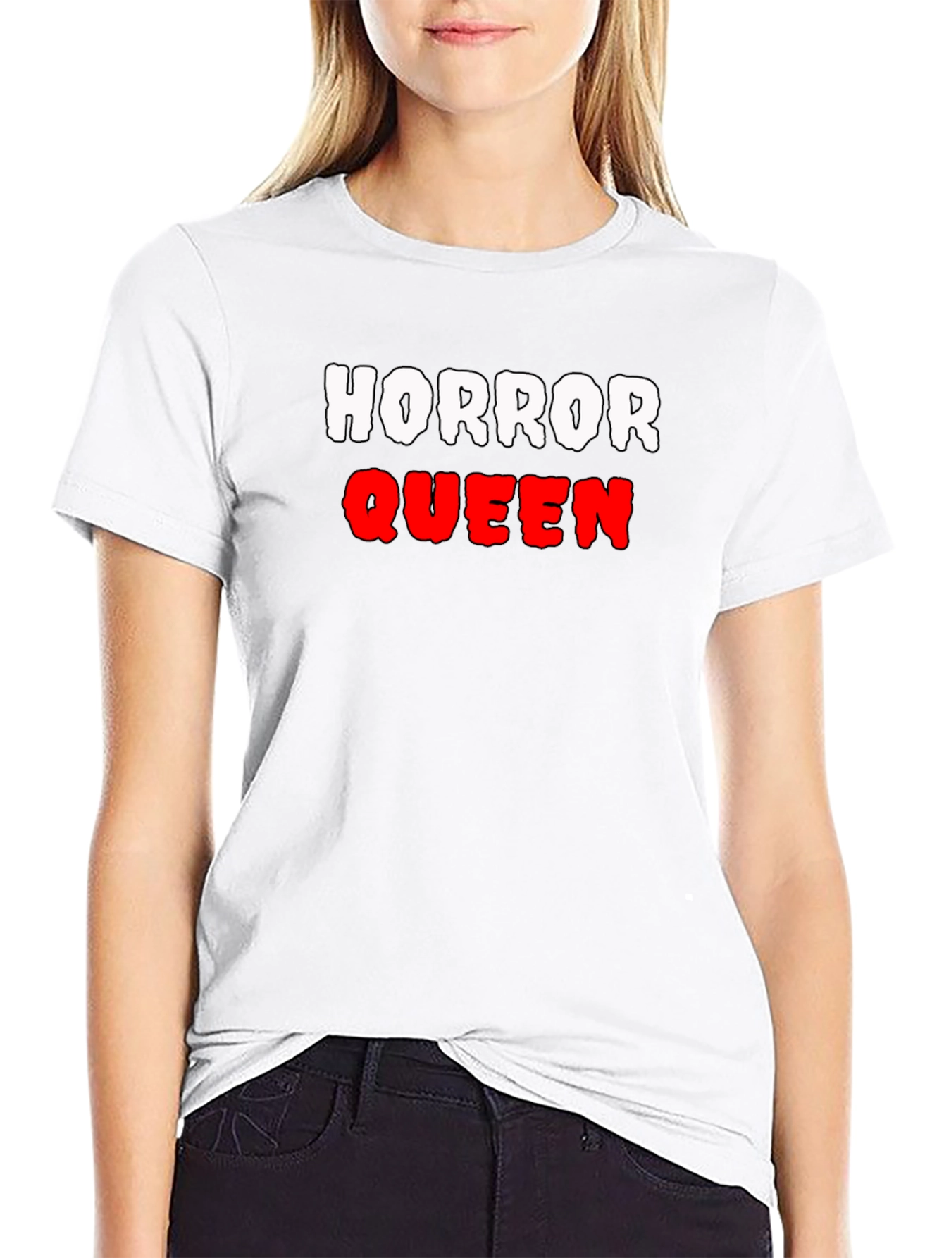 Camiseta Horror Queen - Estilo Único