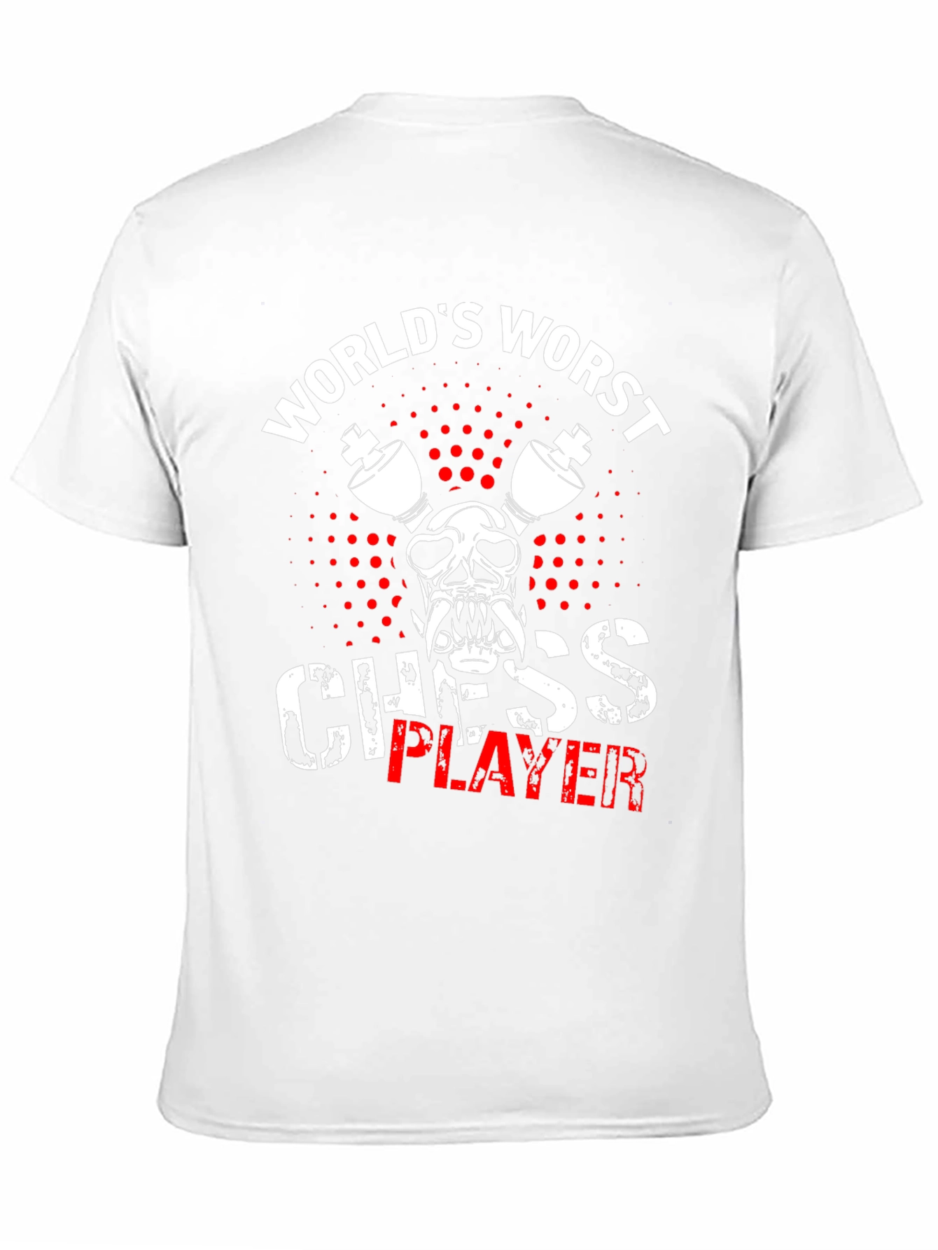 Camiseta Negra Ajedrez El Peor Jugador