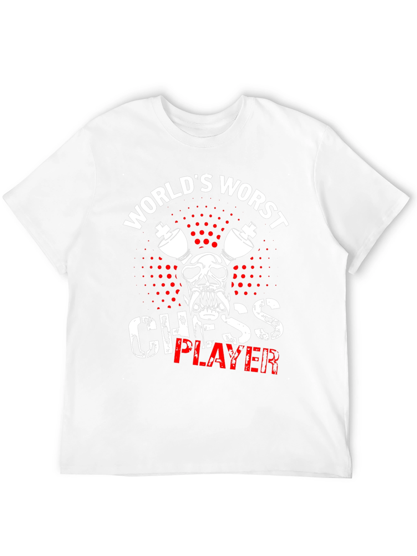 Camiseta Negra Ajedrez El Peor Jugador