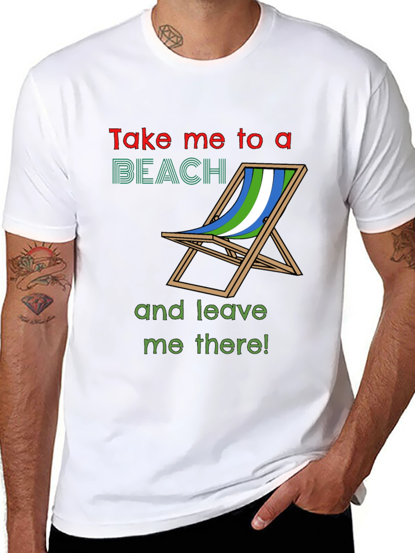 Beach Lover T-Shirt - Take Me To A Beach