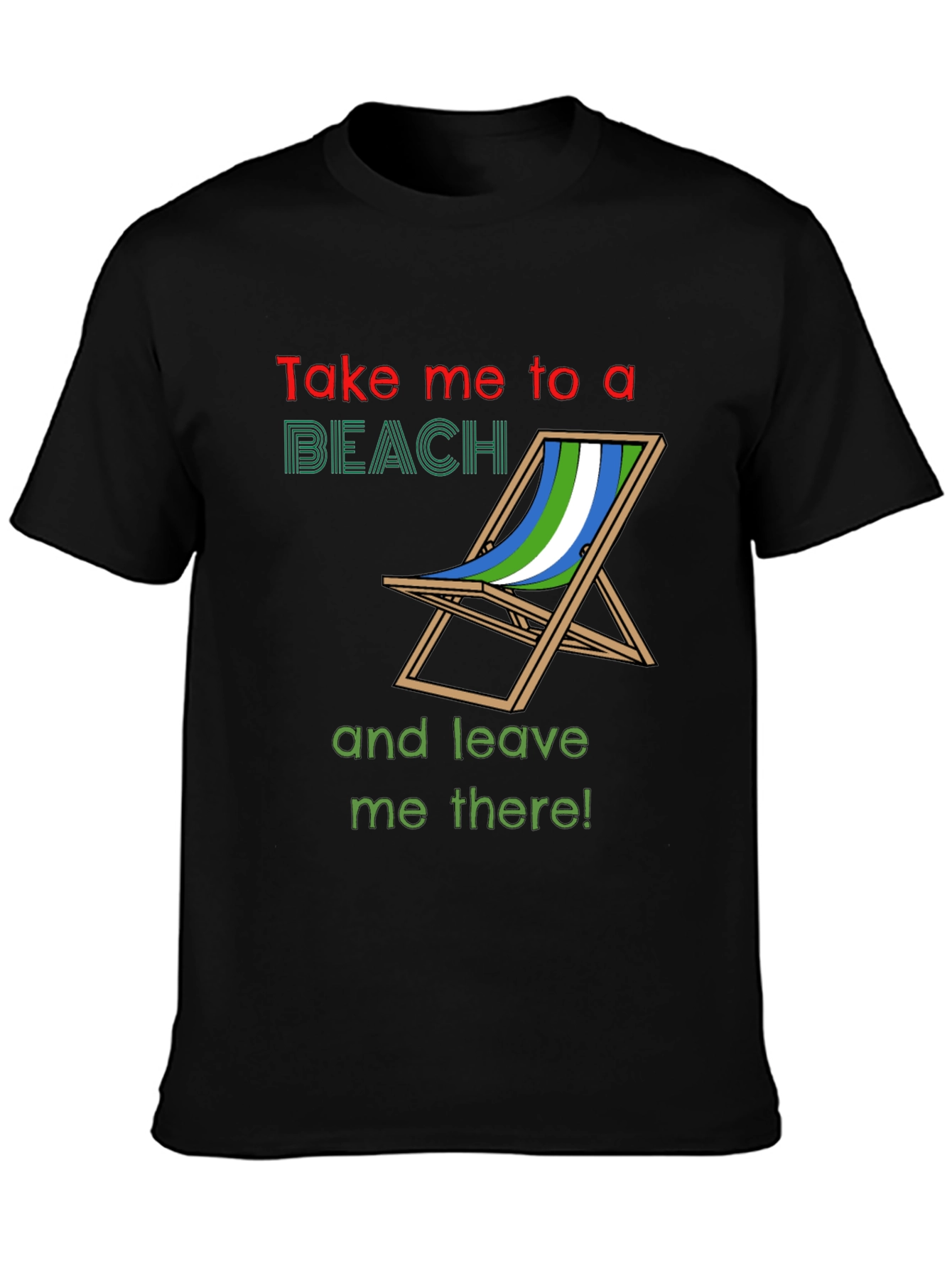 Beach Lover T-Shirt - Take Me To A Beach