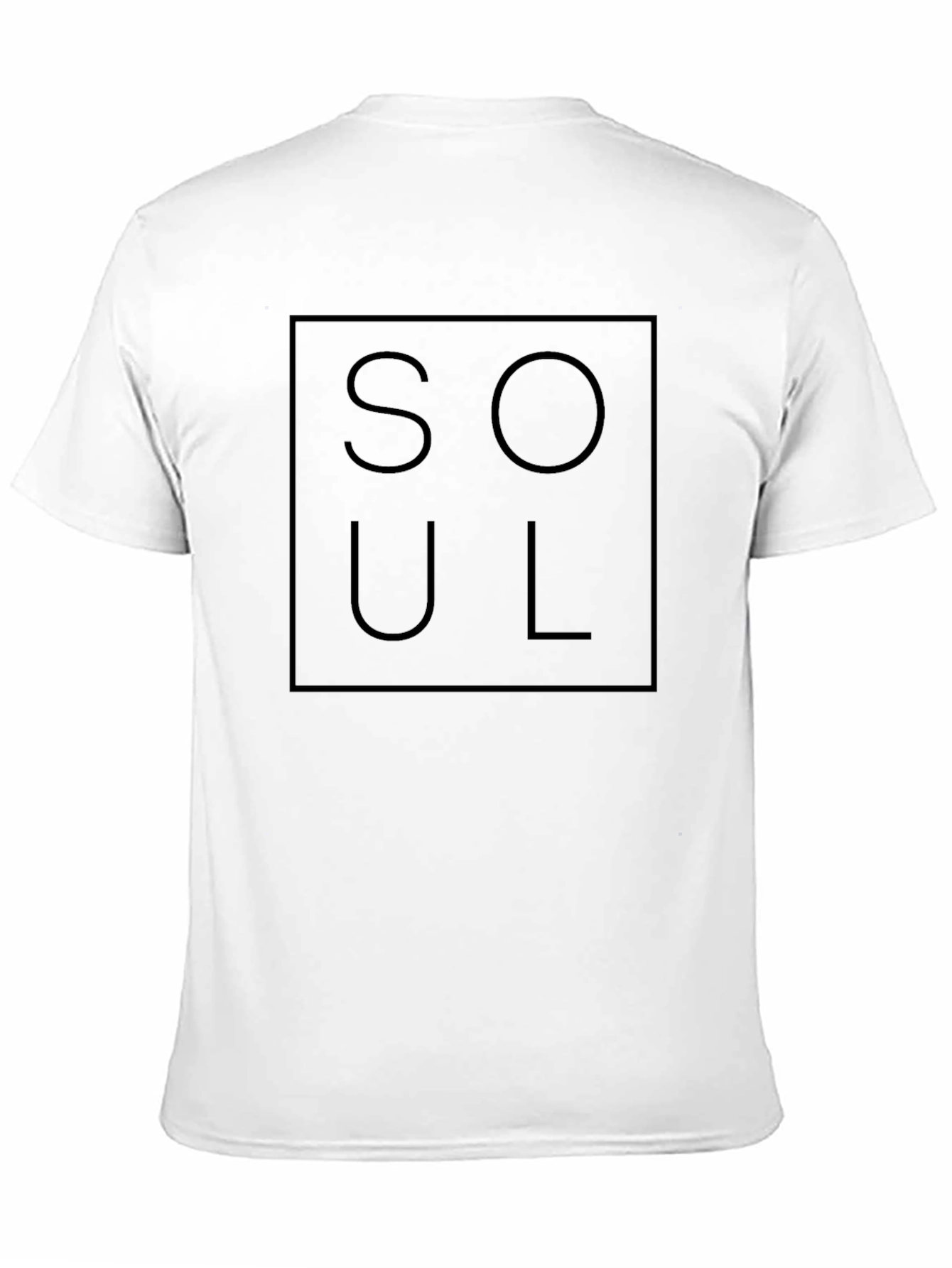 SOUL Graphic Tee - Modern Black T-Shirt