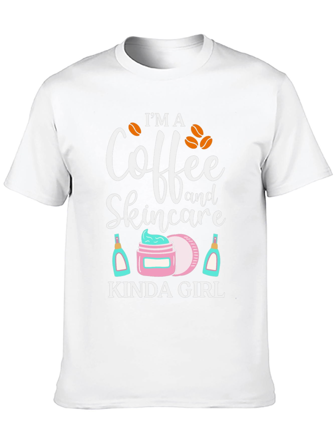 Camiseta Negra Coffee & Skincare Girl