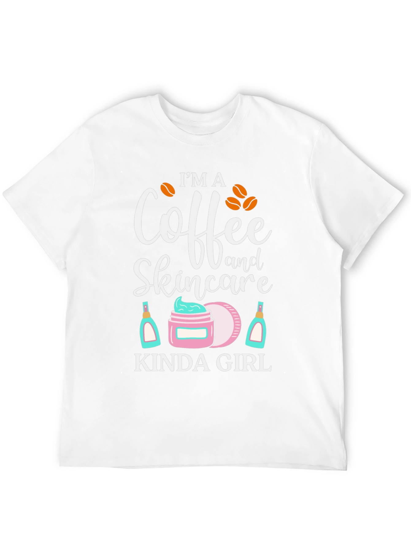 Camiseta Negra Coffee & Skincare Girl