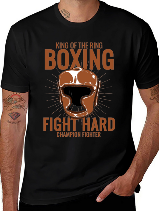 Camiseta Boxeo Rey del Ring - Diseño Único