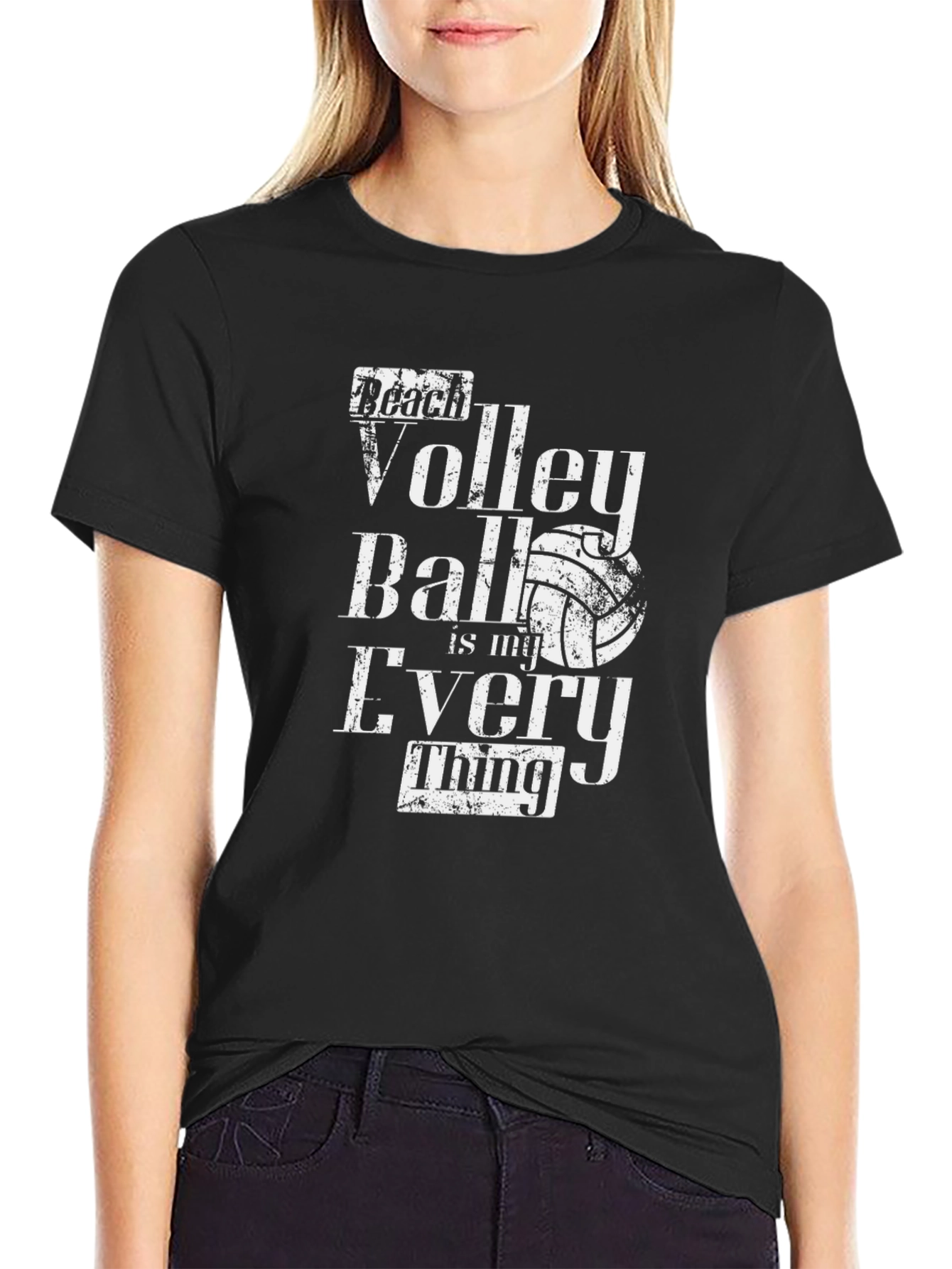 Camiseta Negra Beach Volleyball is my Everything