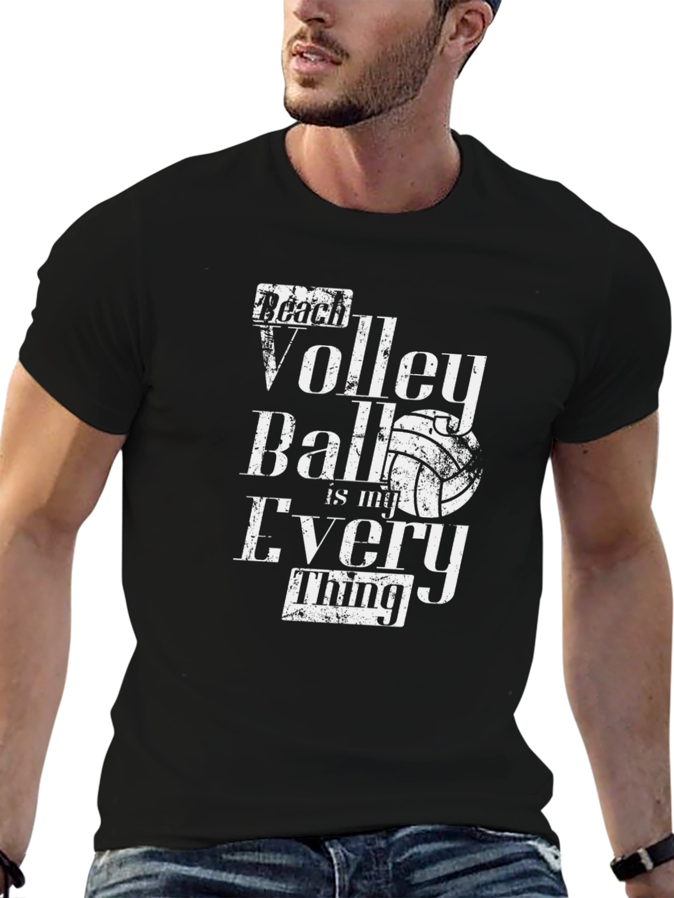 Camiseta Negra Beach Volleyball is my Everything