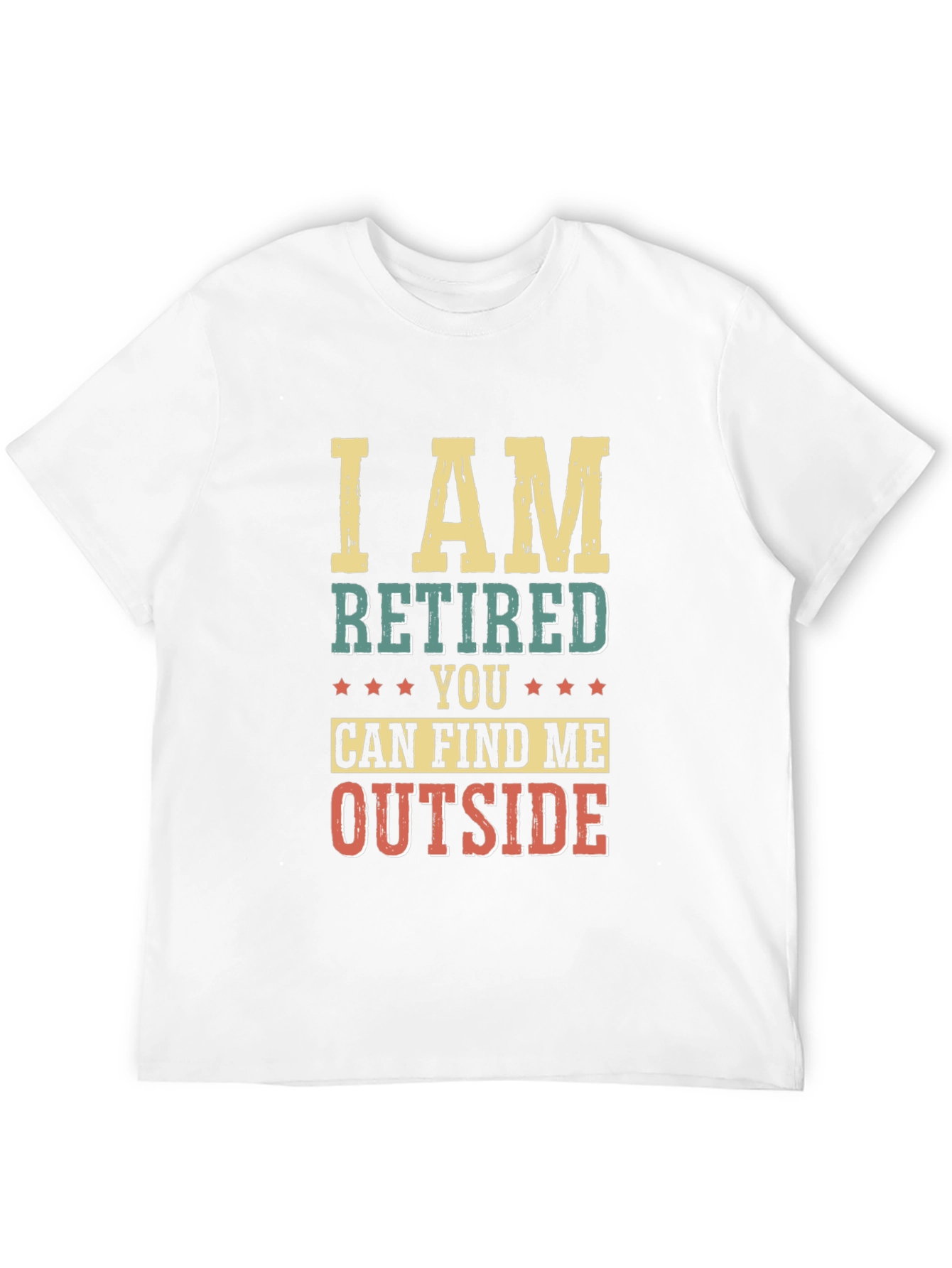 Camiseta Negra: Estoy Jubilado Encuéntrame Afuera