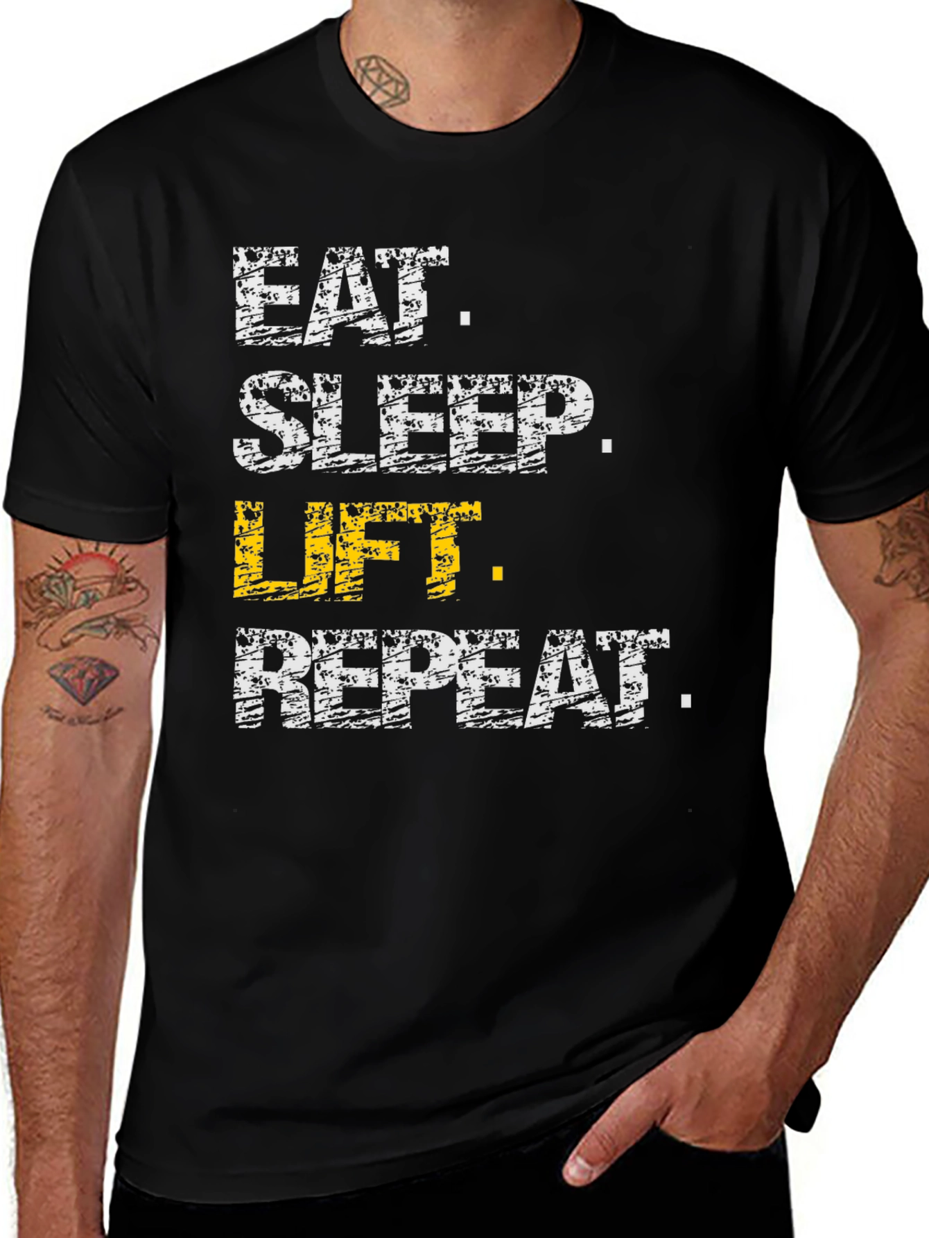 Camiseta Eat Sleep Lift Repeat