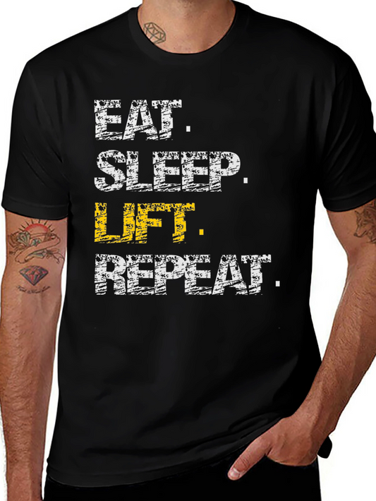 Camiseta Eat Sleep Lift Repeat