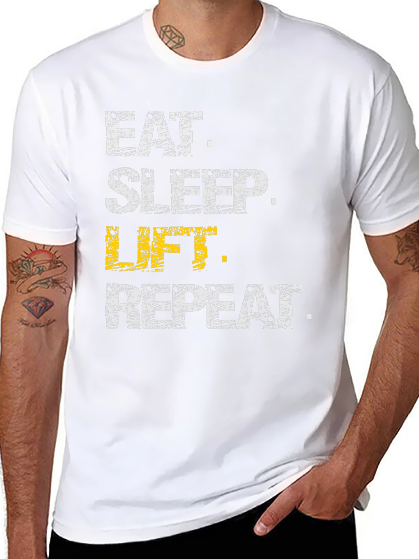 Camiseta Eat Sleep Lift Repeat