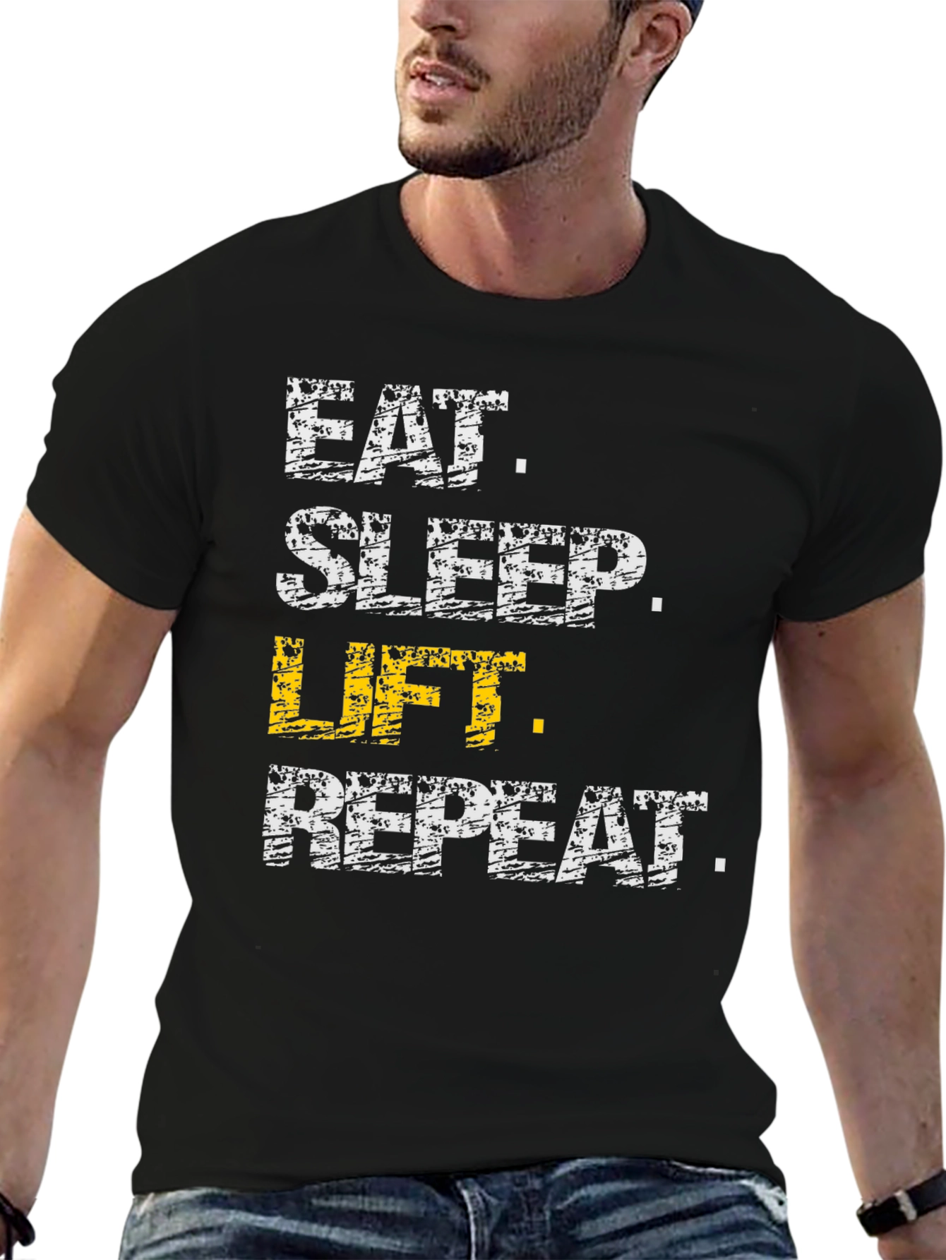 Camiseta Eat Sleep Lift Repeat