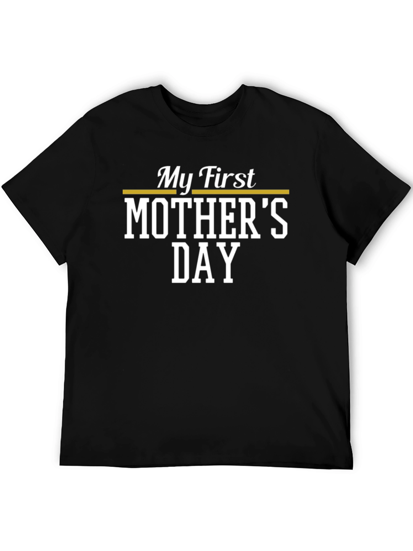 Camiseta Negra Mi Primer Día de la Madre