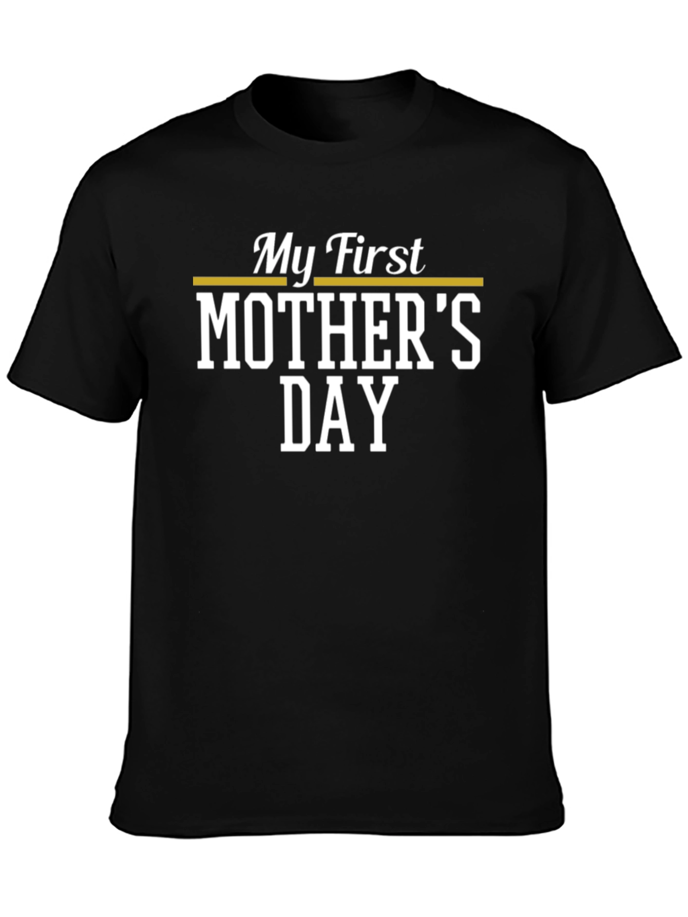 Camiseta Negra Mi Primer Día de la Madre