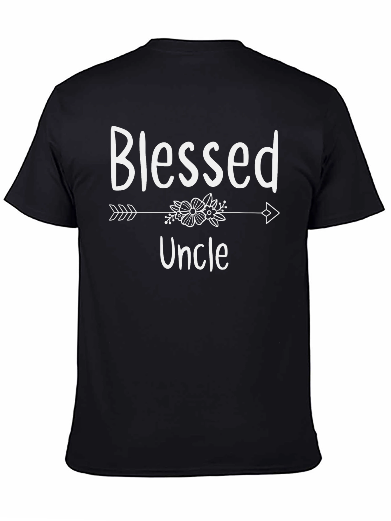 Camiseta Negra Blessed Uncle