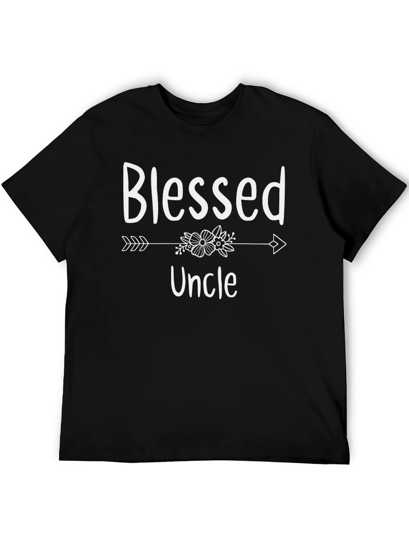 Camiseta Negra Blessed Uncle