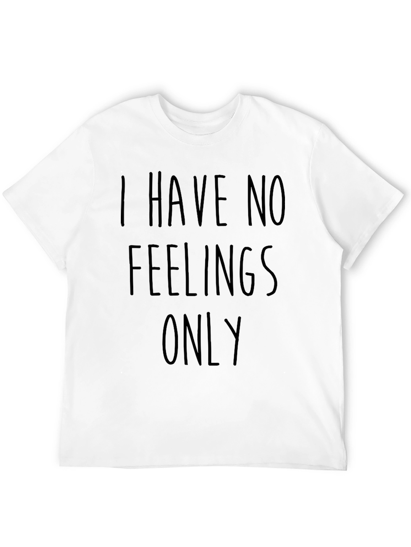 Camiseta Negra: No Tengo Sentimientos