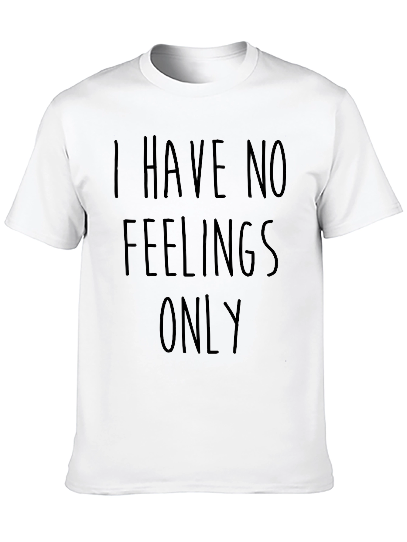 Camiseta Negra: No Tengo Sentimientos