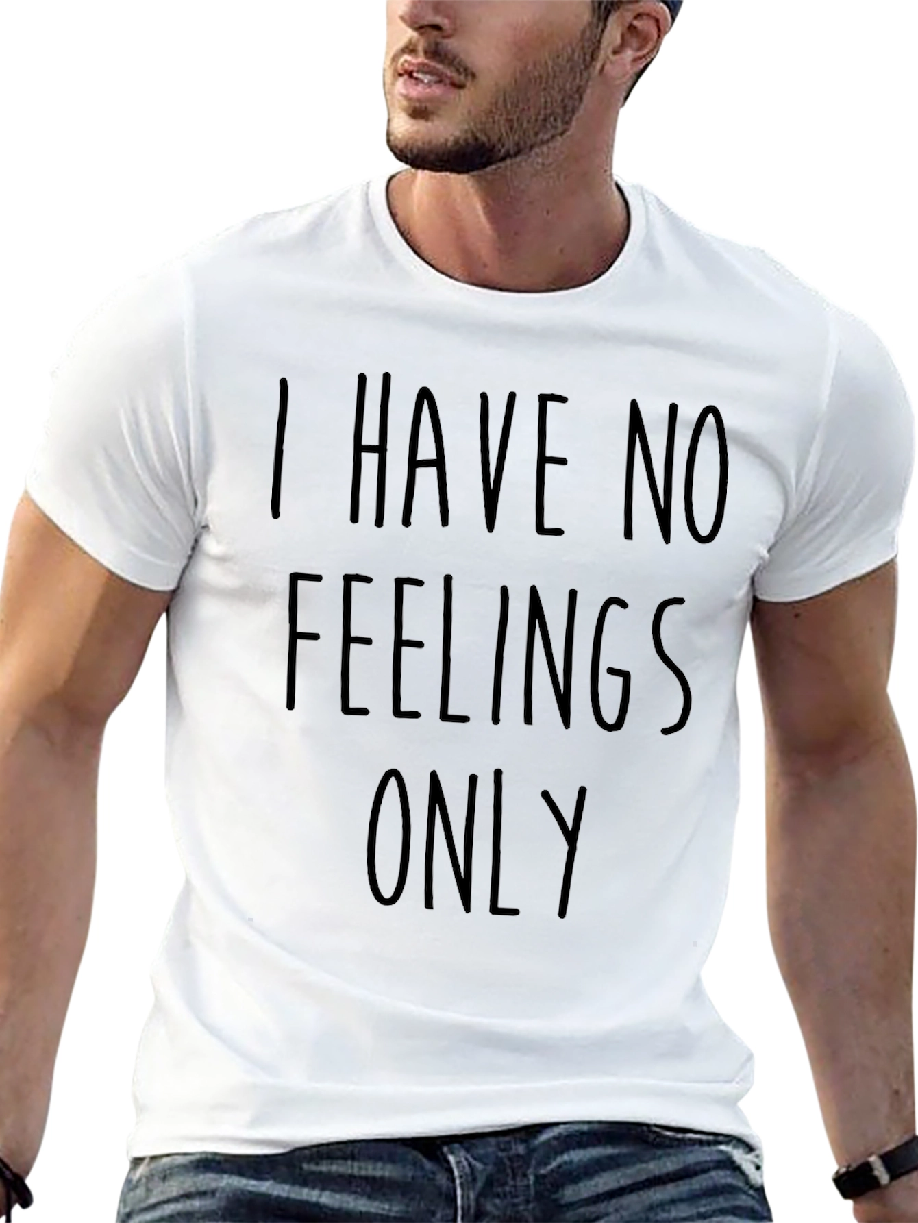 Camiseta Negra: No Tengo Sentimientos