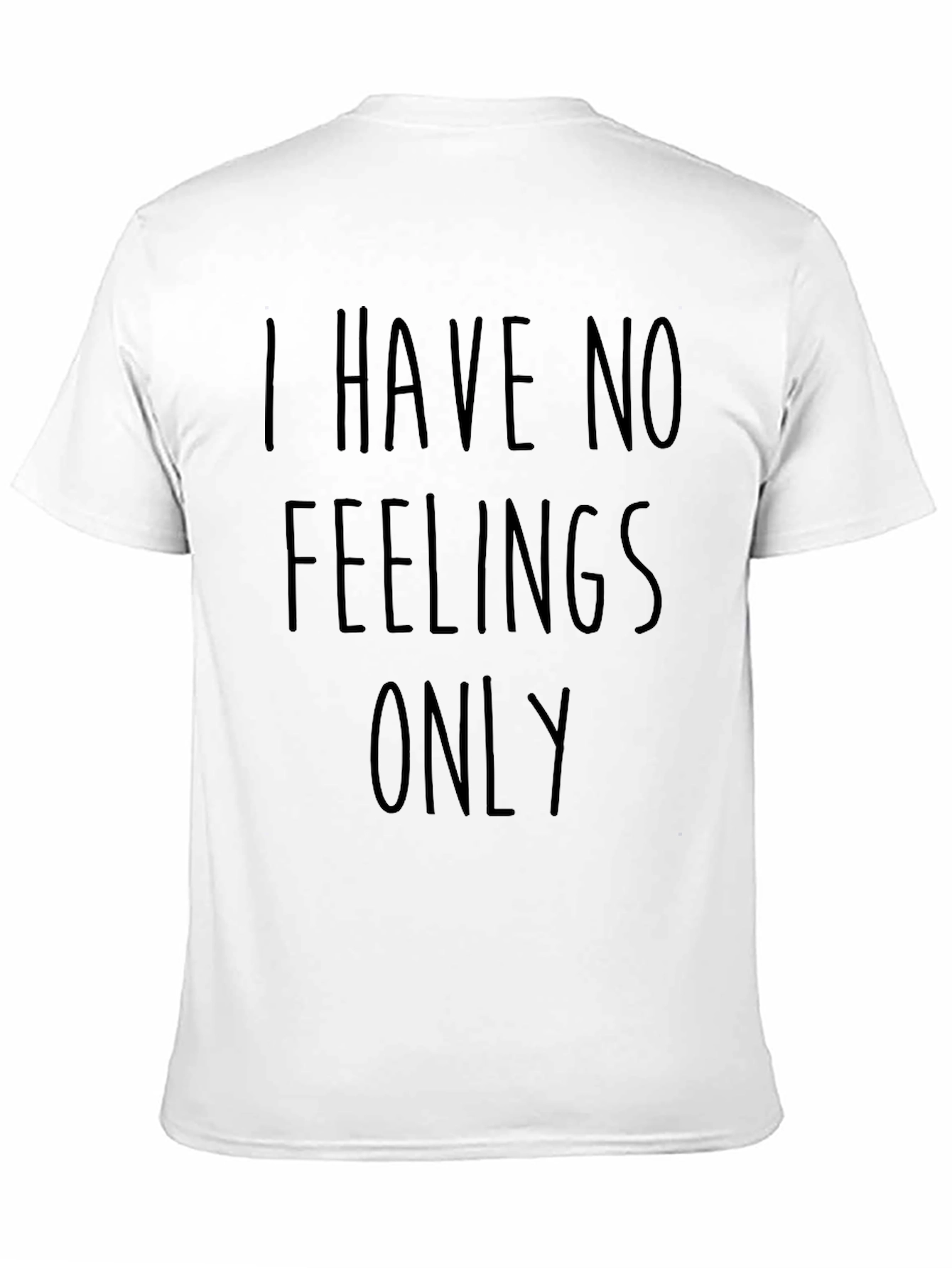 Camiseta Negra: No Tengo Sentimientos