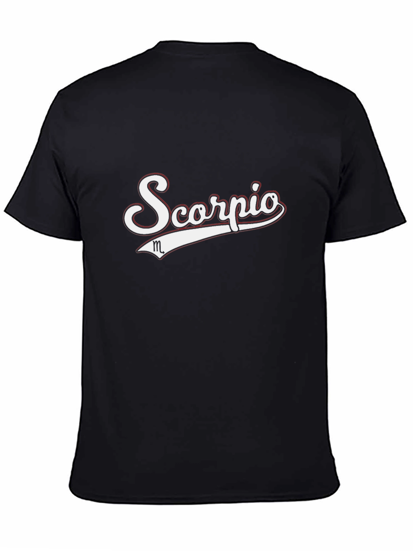 Camiseta Negra Scorpio - Diseño Zodiaco