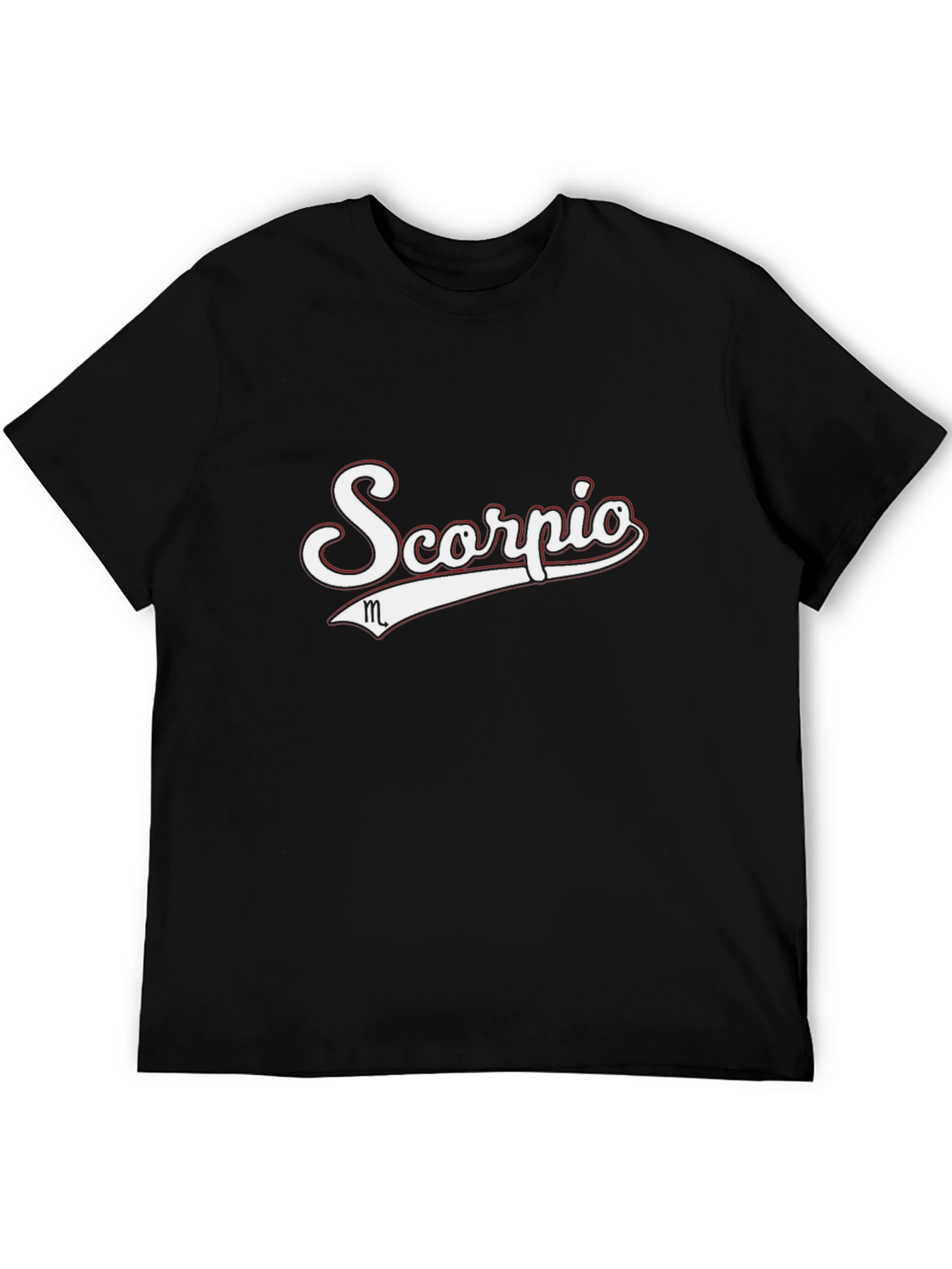 Camiseta Negra Scorpio - Diseño Zodiaco