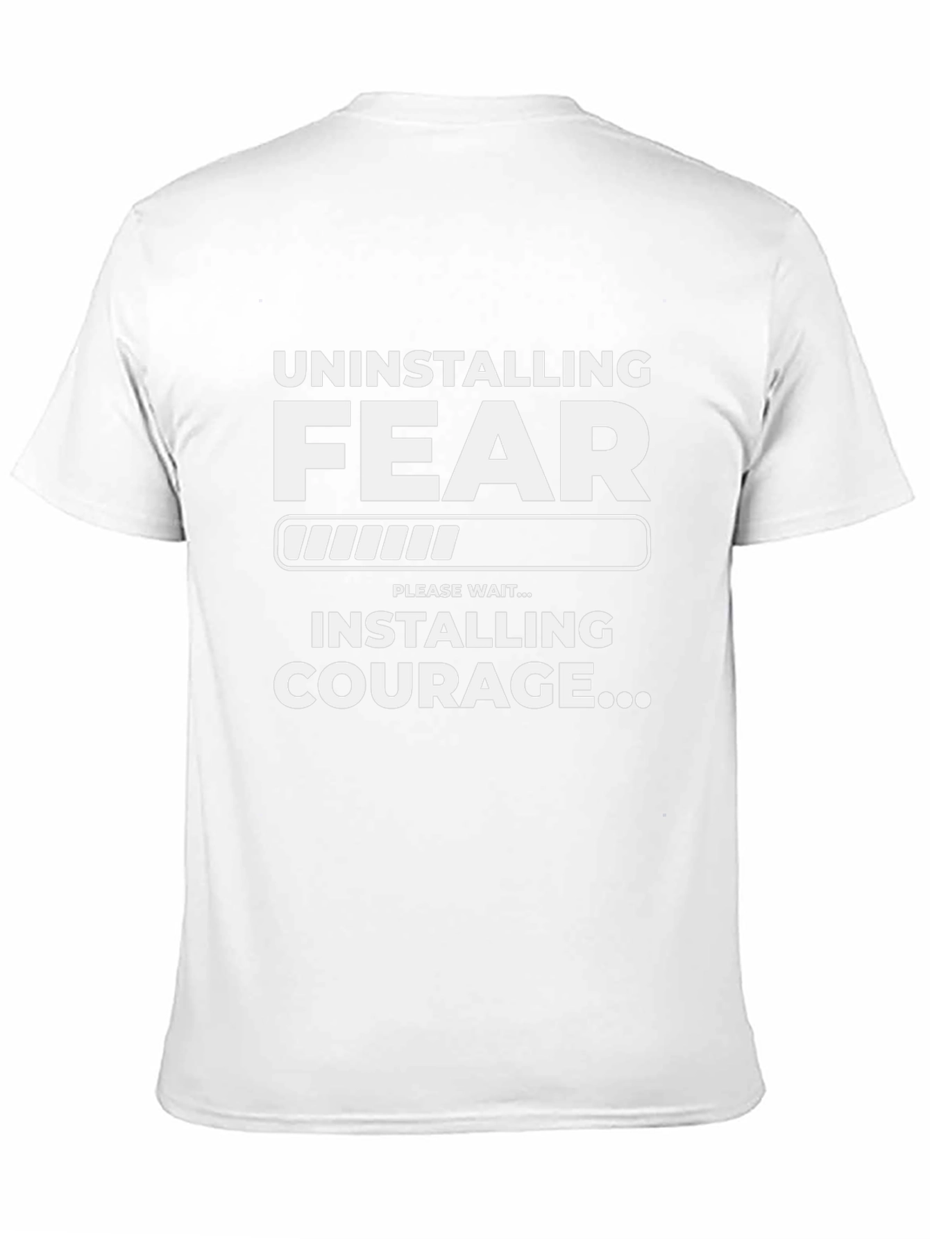Camiseta Negra: Desinstalando Miedo Instalando Coraje
