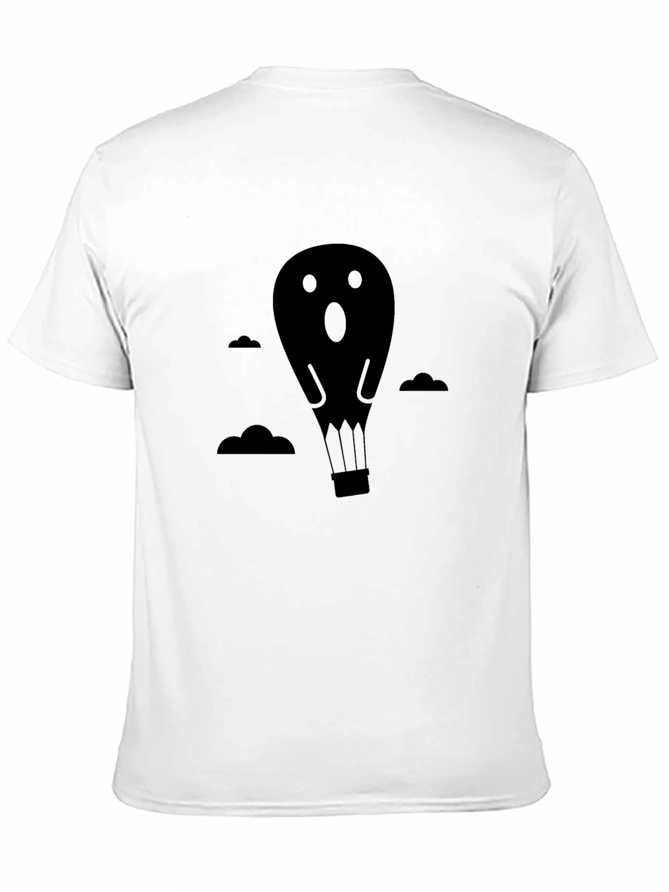 Camiseta Negra Globo Fantasma