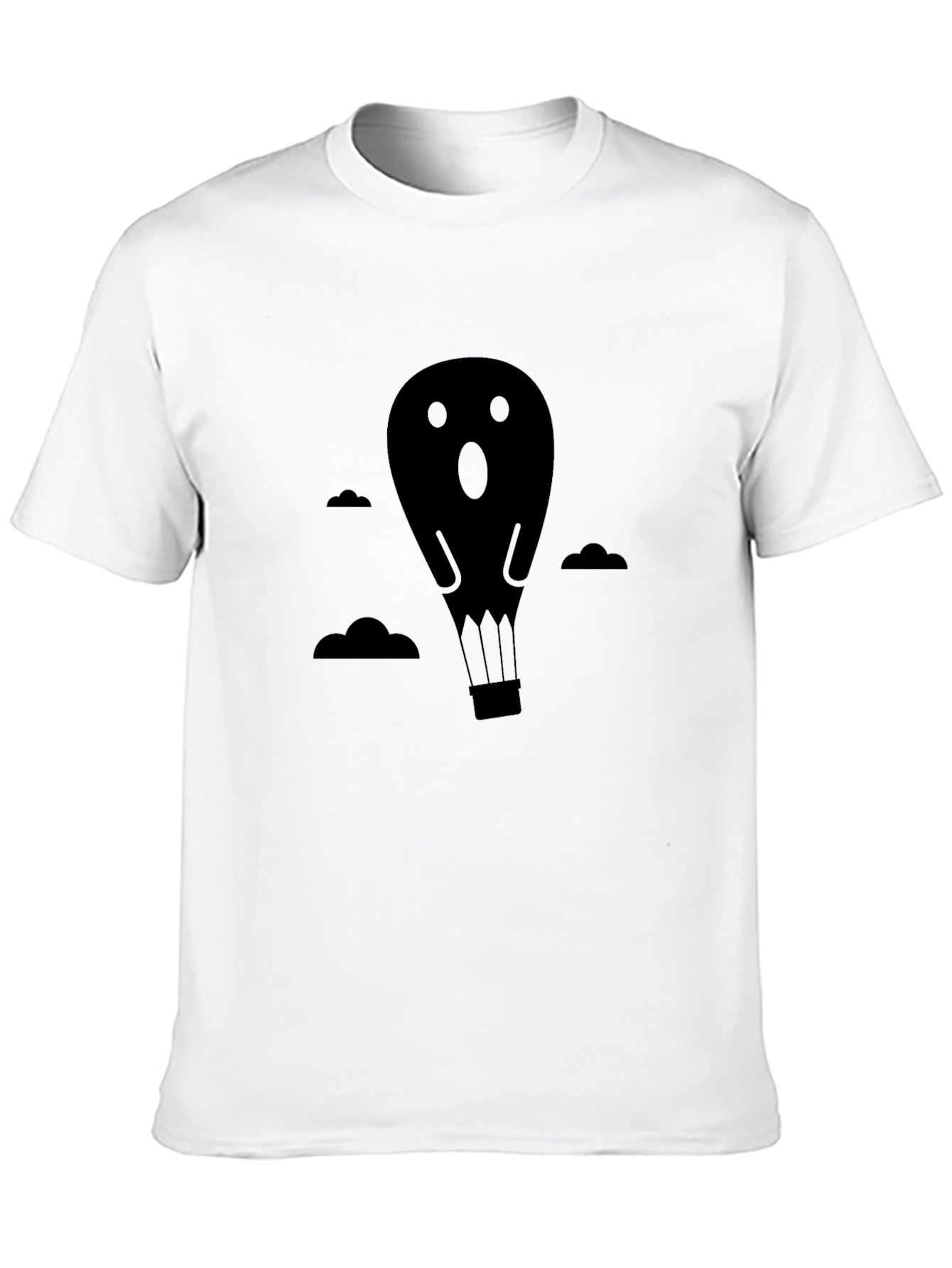 Camiseta Negra Globo Fantasma