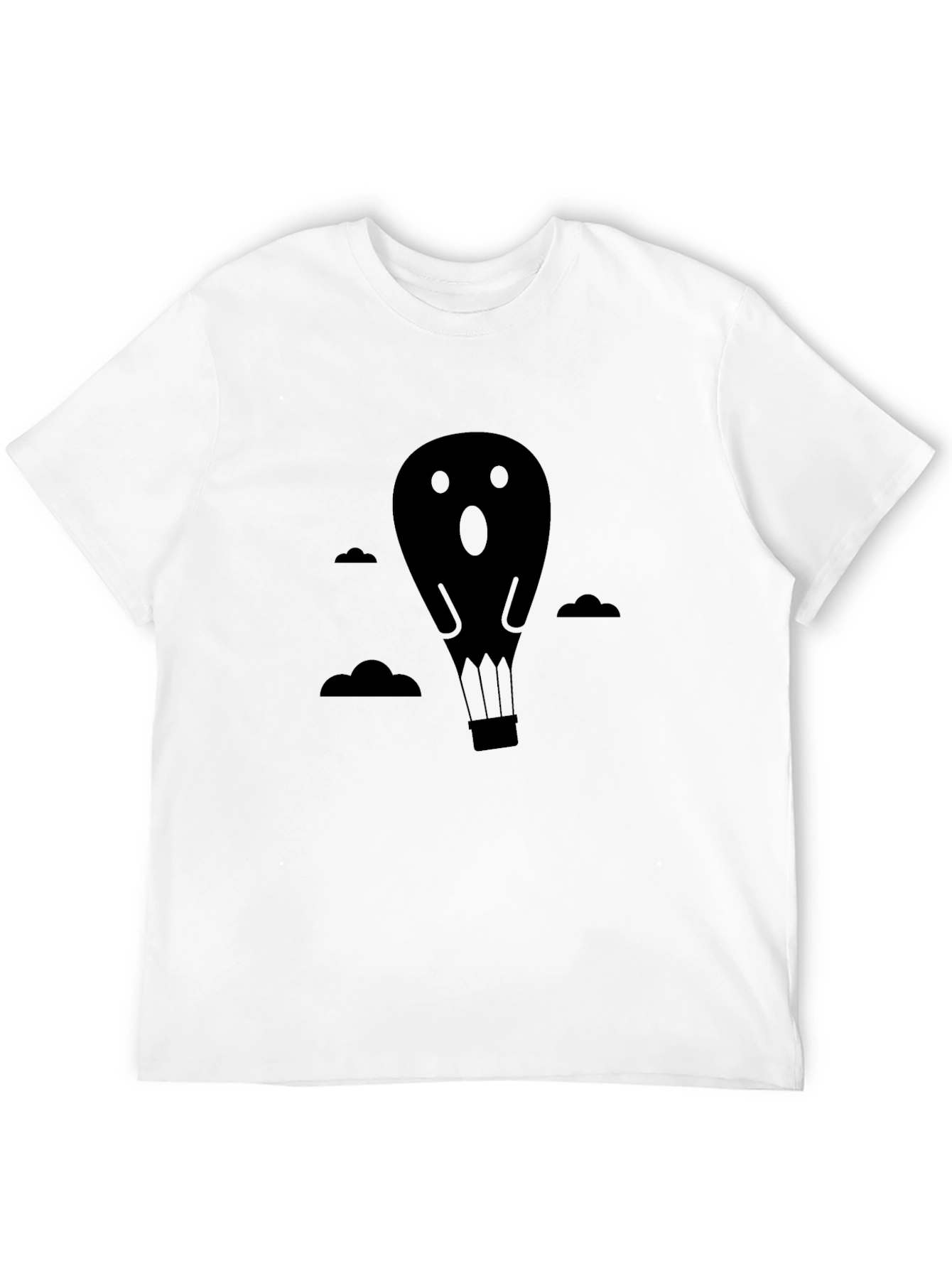 Camiseta Negra Globo Fantasma