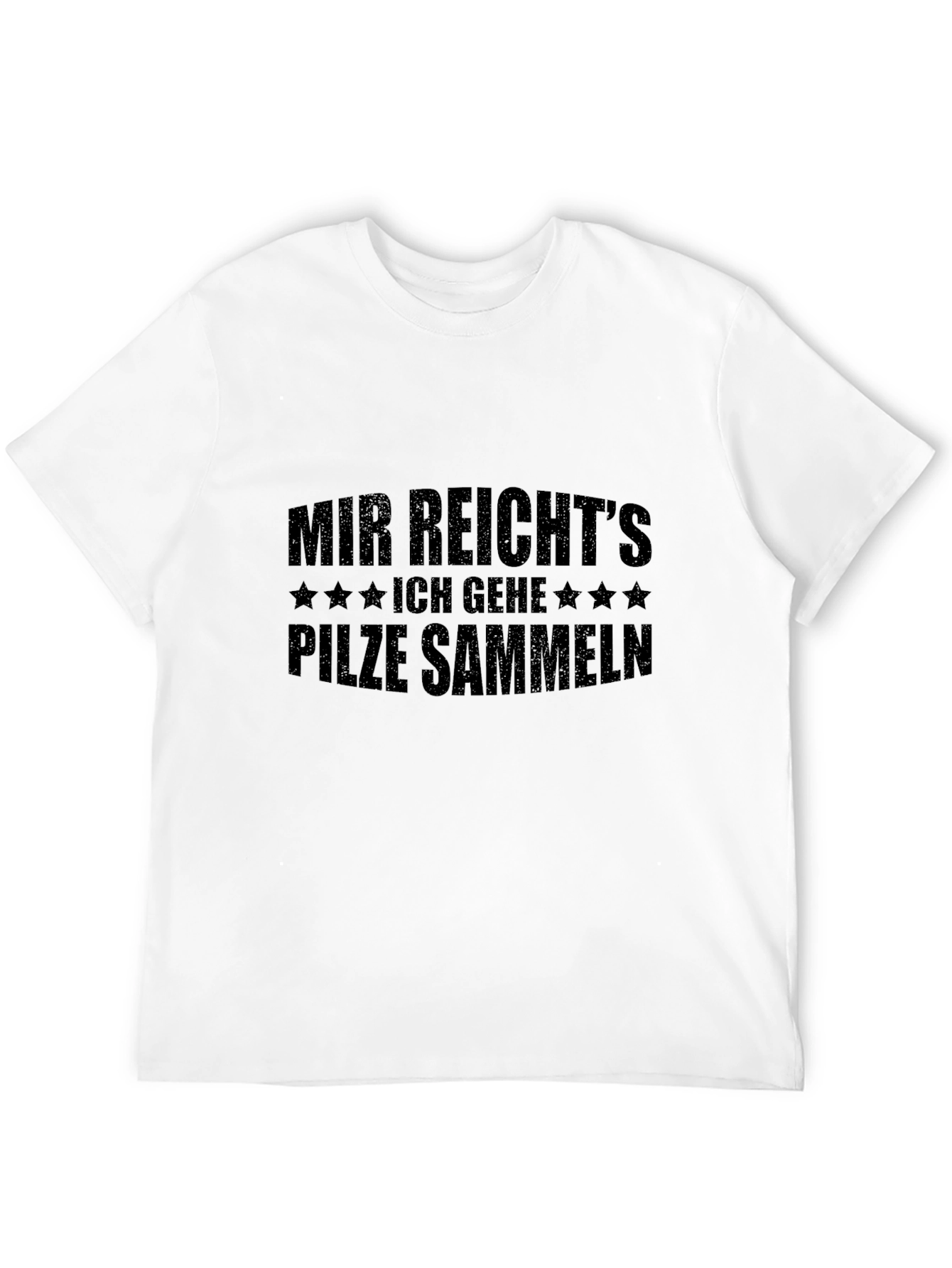 Camiseta Negra Mir Reichts - Para Amantes de Setas