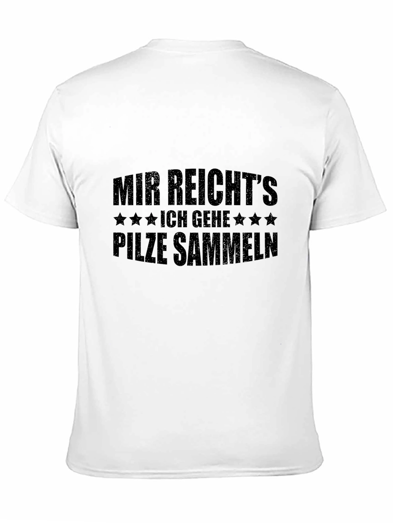 Camiseta Negra Mir Reichts - Para Amantes de Setas