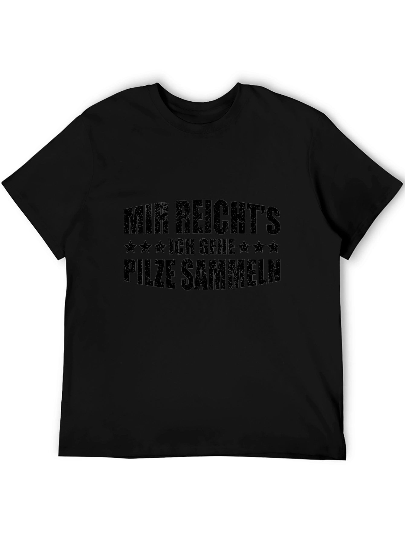 Camiseta Negra Mir Reichts - Para Amantes de Setas