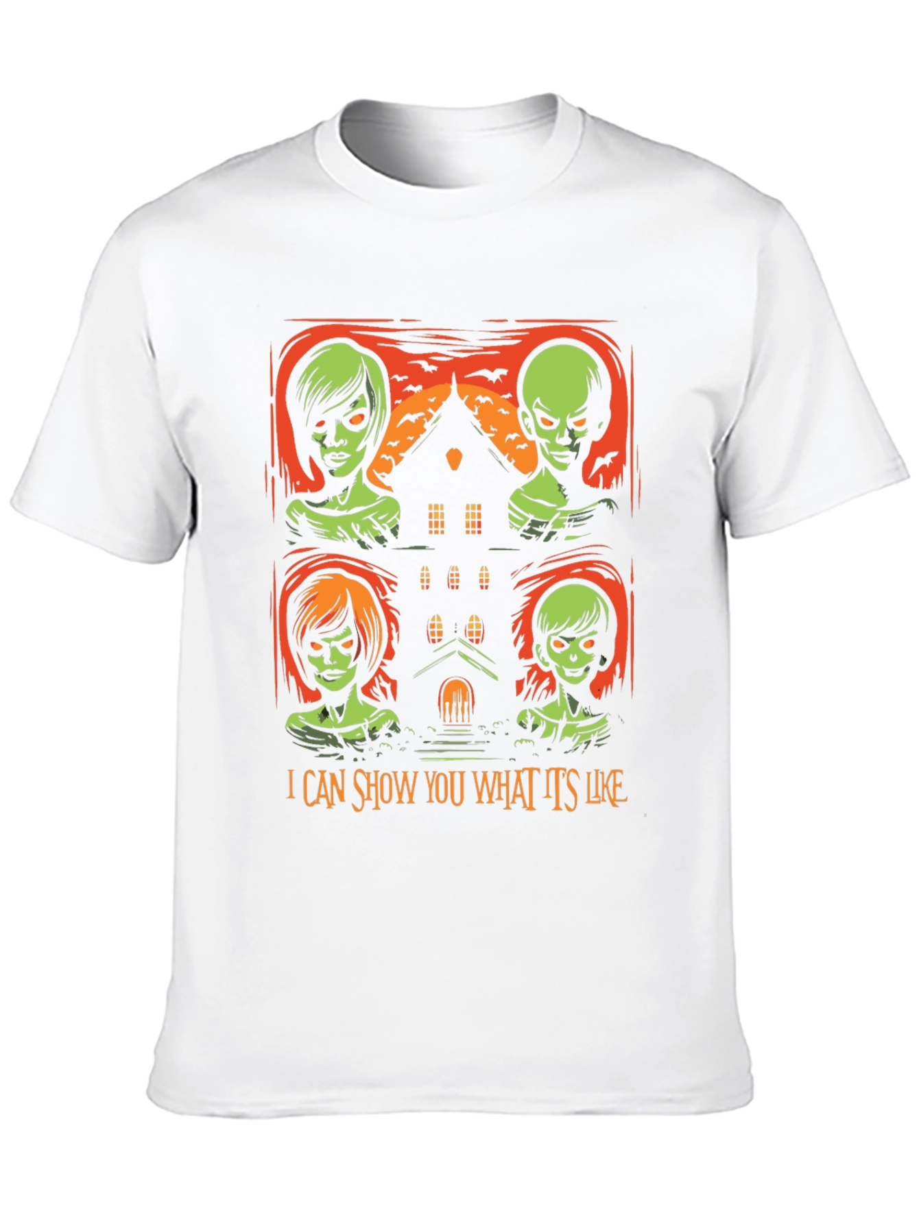 Camiseta de Halloween con diseño espeluznante