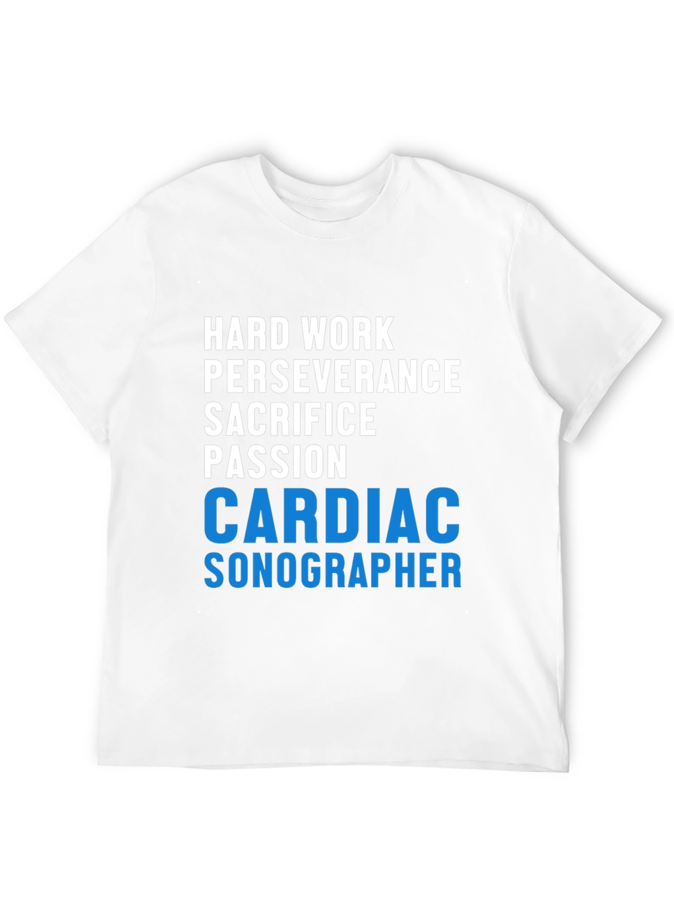 Camiseta Negra Cardíaco Sonógrafo: Pasión y Sacrificio