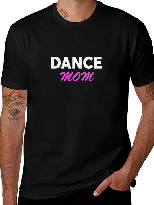 Camiseta Negra Dance Mom para Hombre