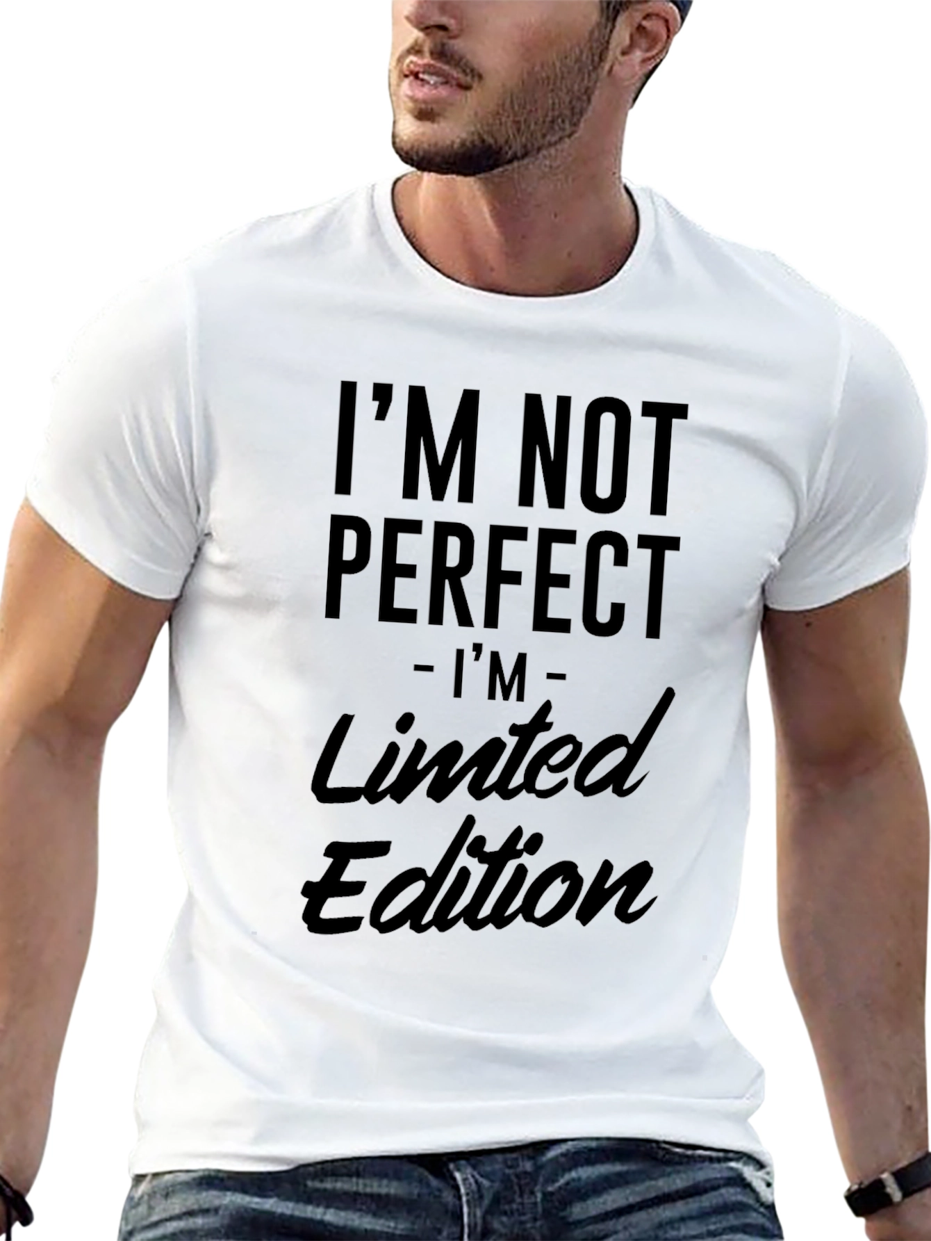 Camiseta Negra: No Soy Perfecto Edición Limitada
