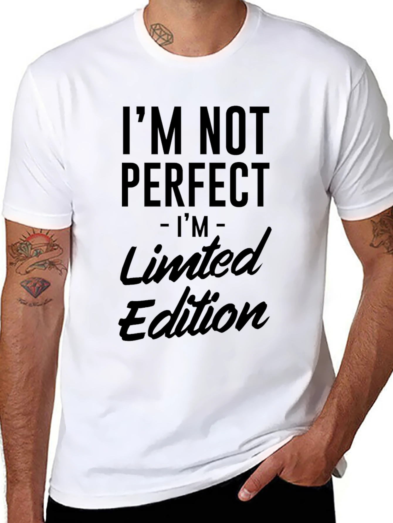 Camiseta Negra: No Soy Perfecto Edición Limitada